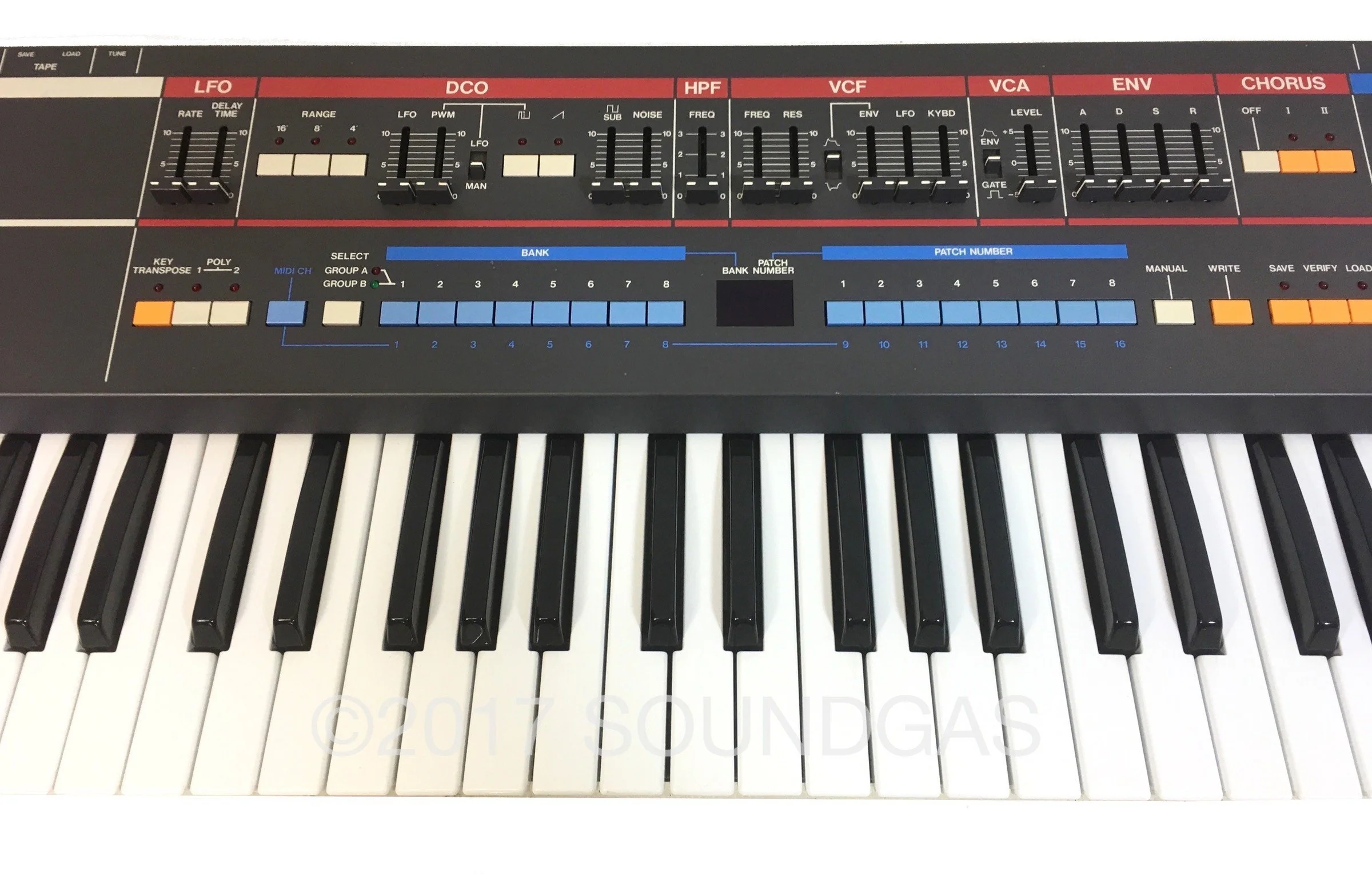 Roland Juno-106 with Original Case - Image 4