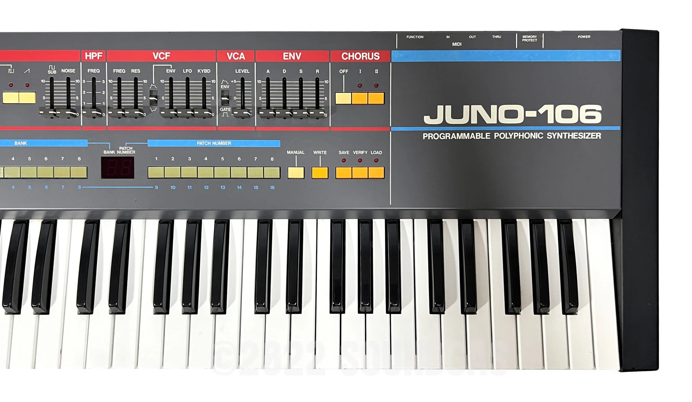 Roland Juno-106 - Working, Unserviced - Image 5