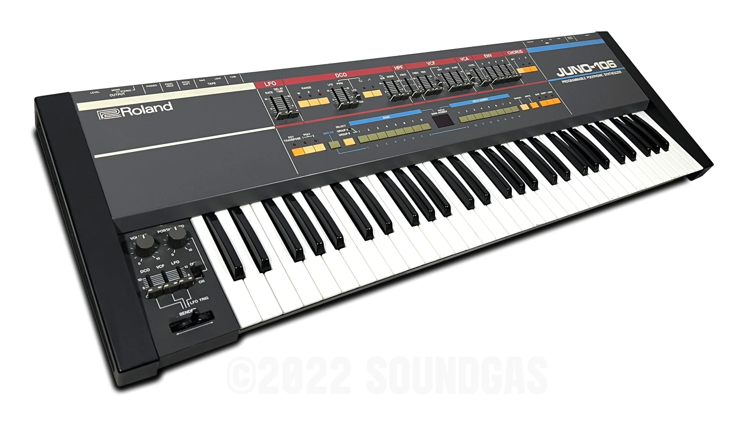 Roland Juno-106 - Working, Unserviced - Image 8