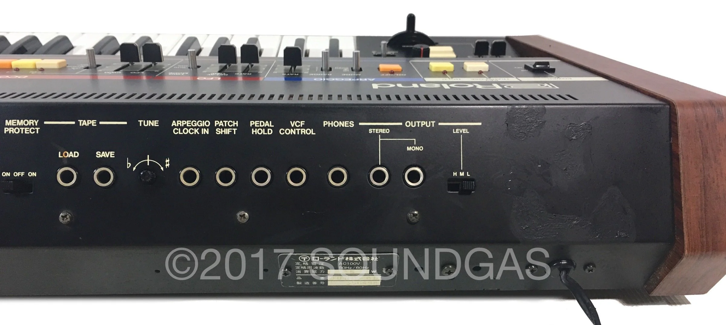 Roland Juno-60 with Original Case - Image 9