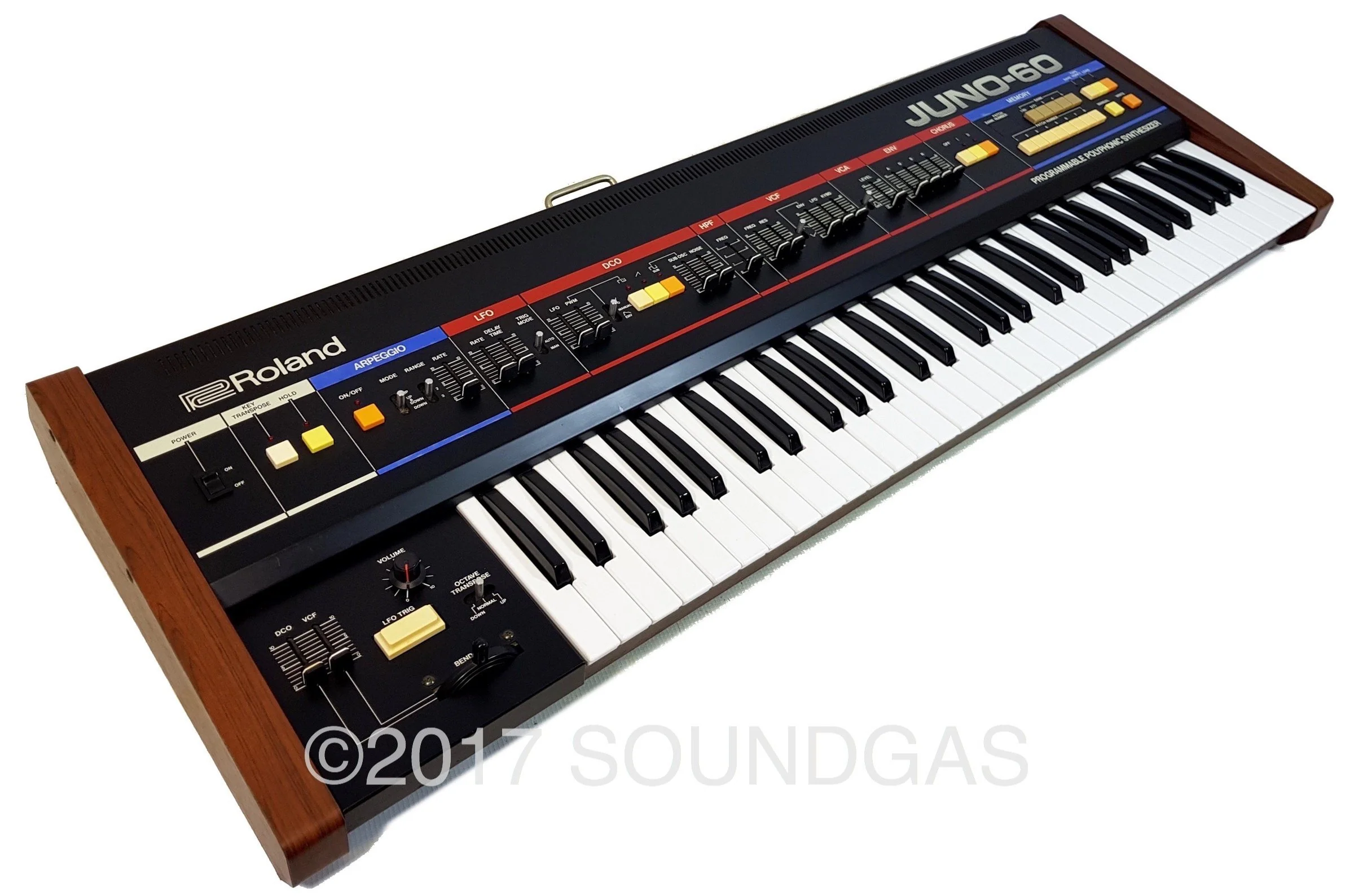 Roland Juno-60 with Original Case - Image 6