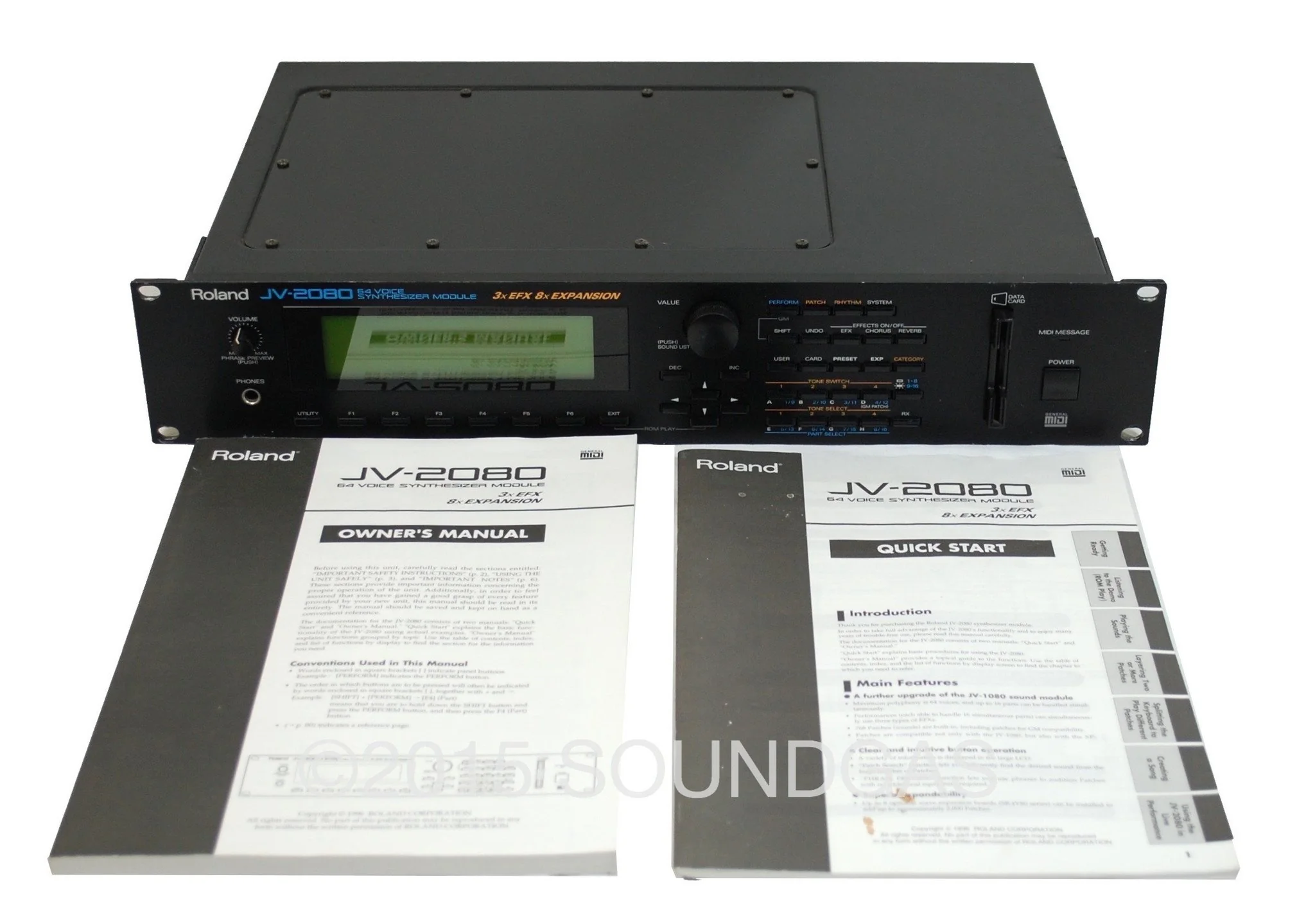 ROLAND JV-2080 RACKMOUNT SYNTH SR-JV-80 - Image 2