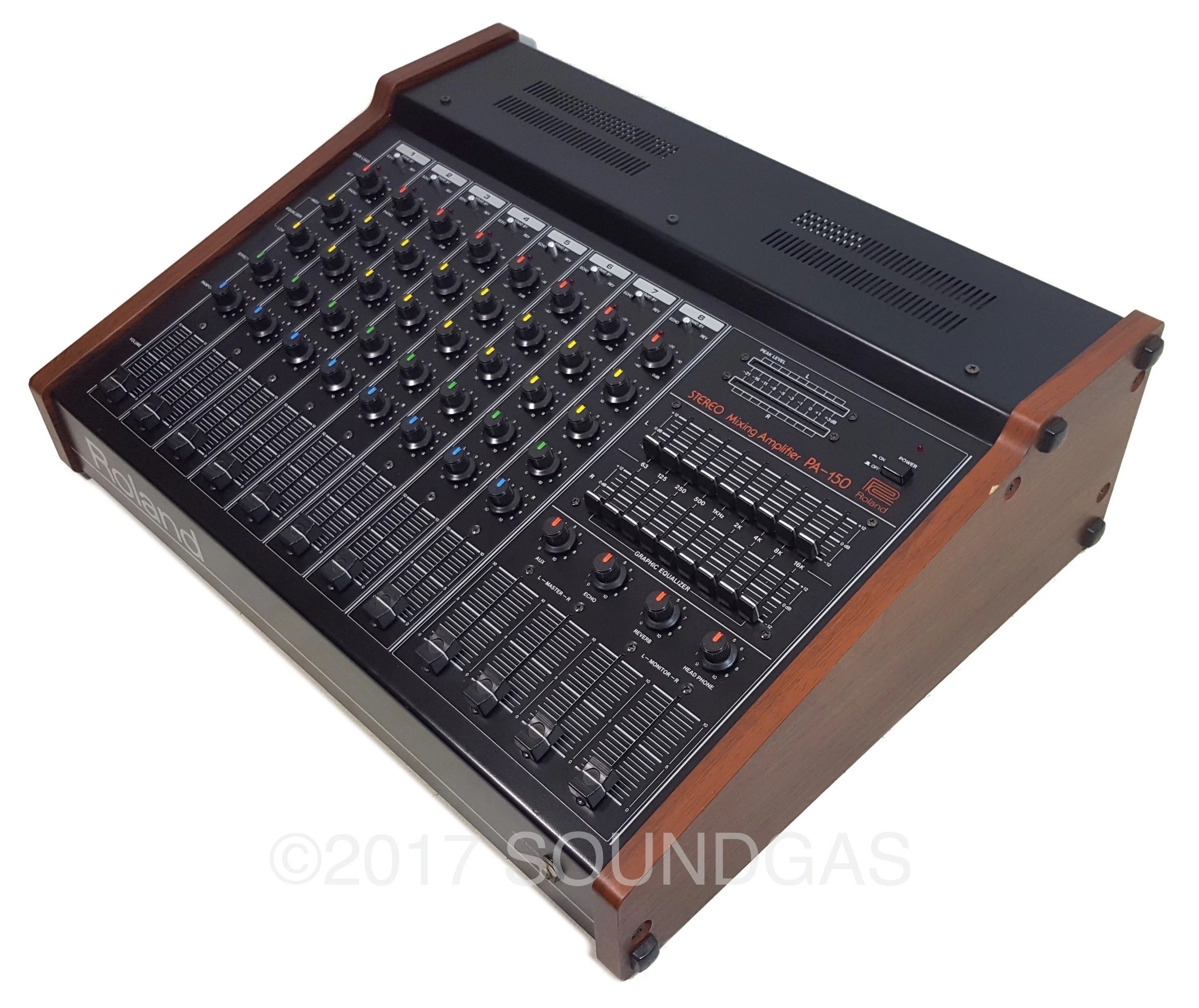 Roland PA-150 Stereo Mixer with Spring Reverb - Image 5