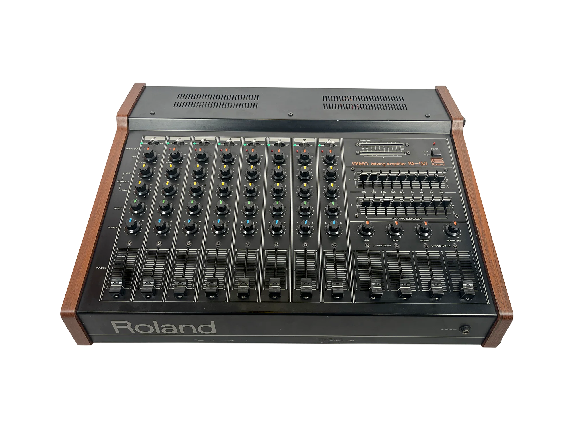 Roland PA-150 Stereo Mixer with Spring Reverb - Image 4