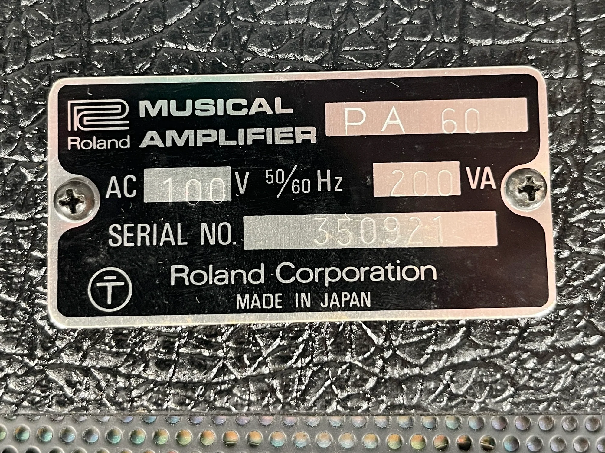 Roland PA.60 Mixer with Spring Reverb - Image 7