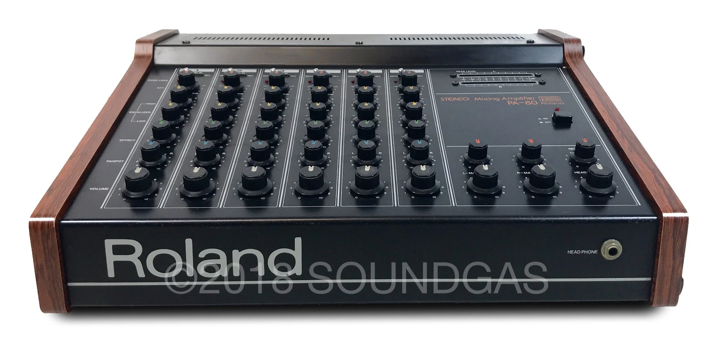Roland PA-80 Mixer w/ Spring Reverb - Image 2