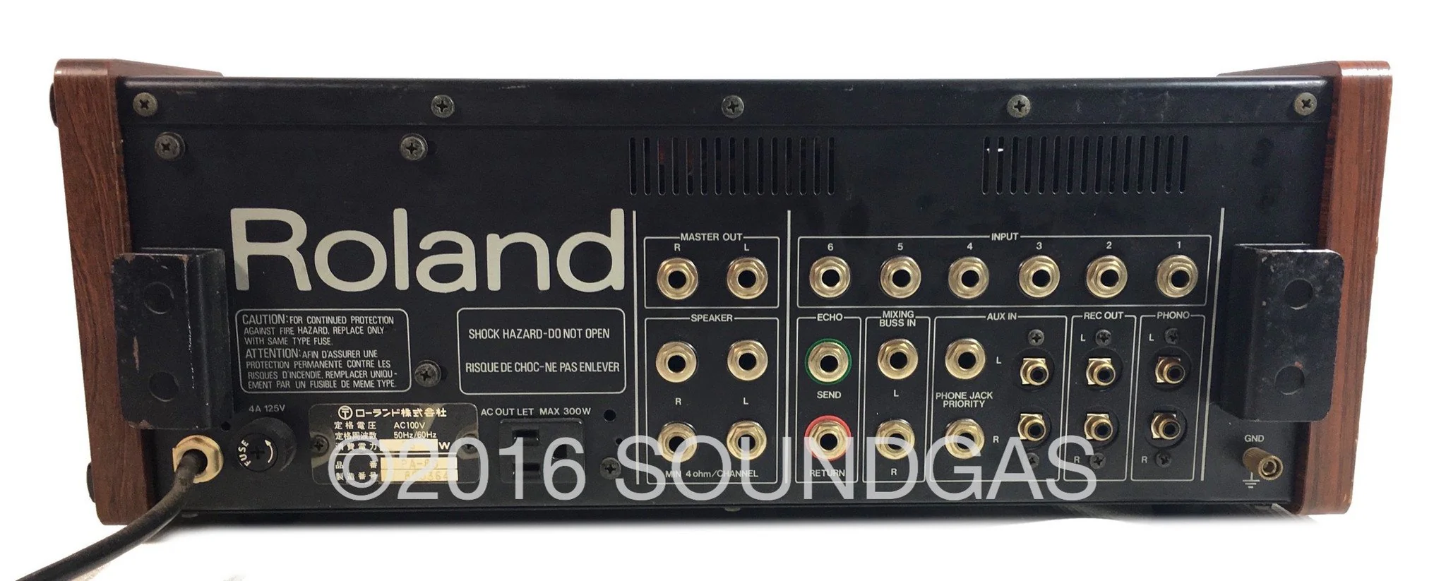 Roland PA.80 Mixer w/ Spring Reverb - Image 5