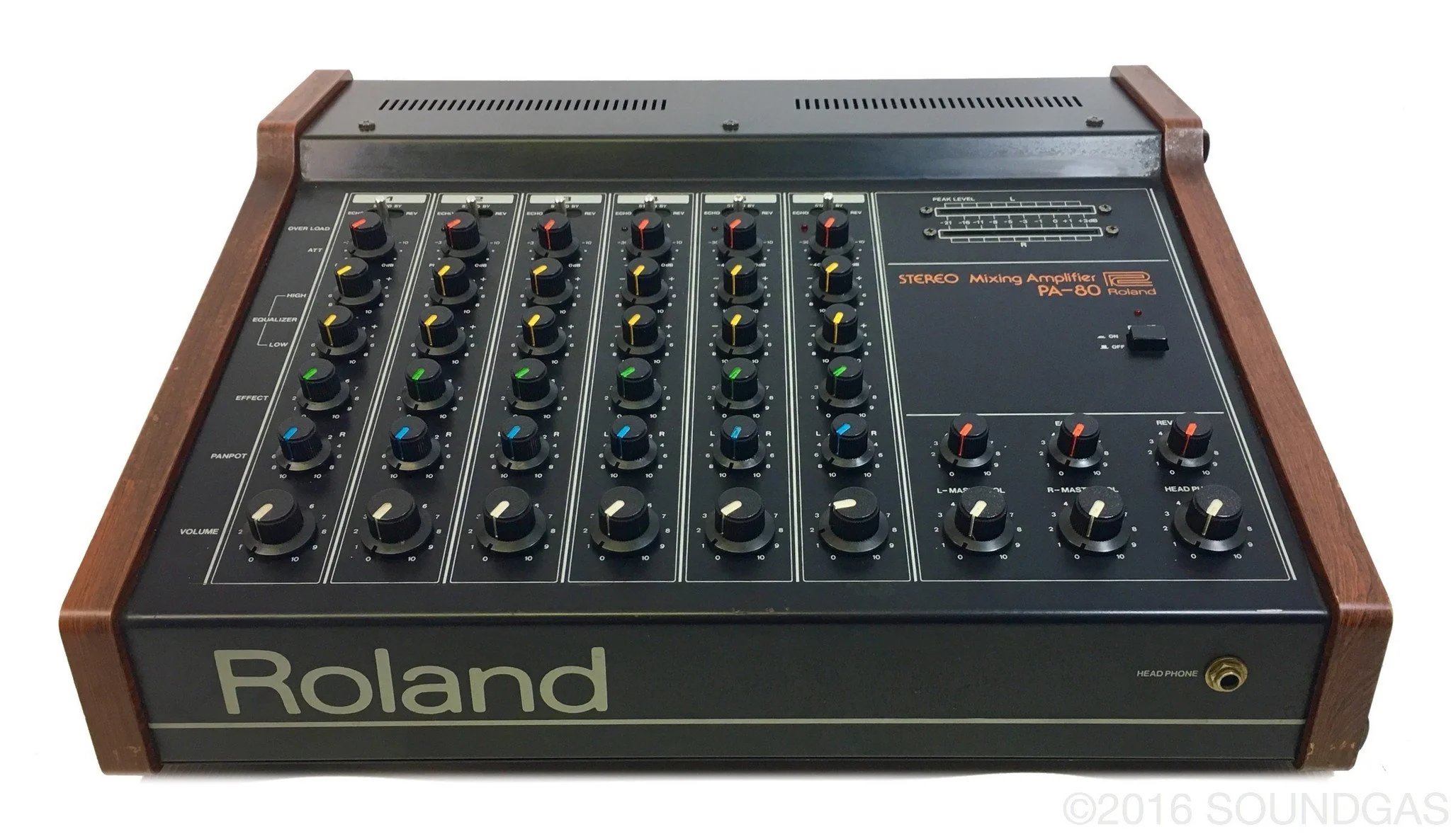 Roland PA.80 Mixer w/ Spring Reverb - Image 8