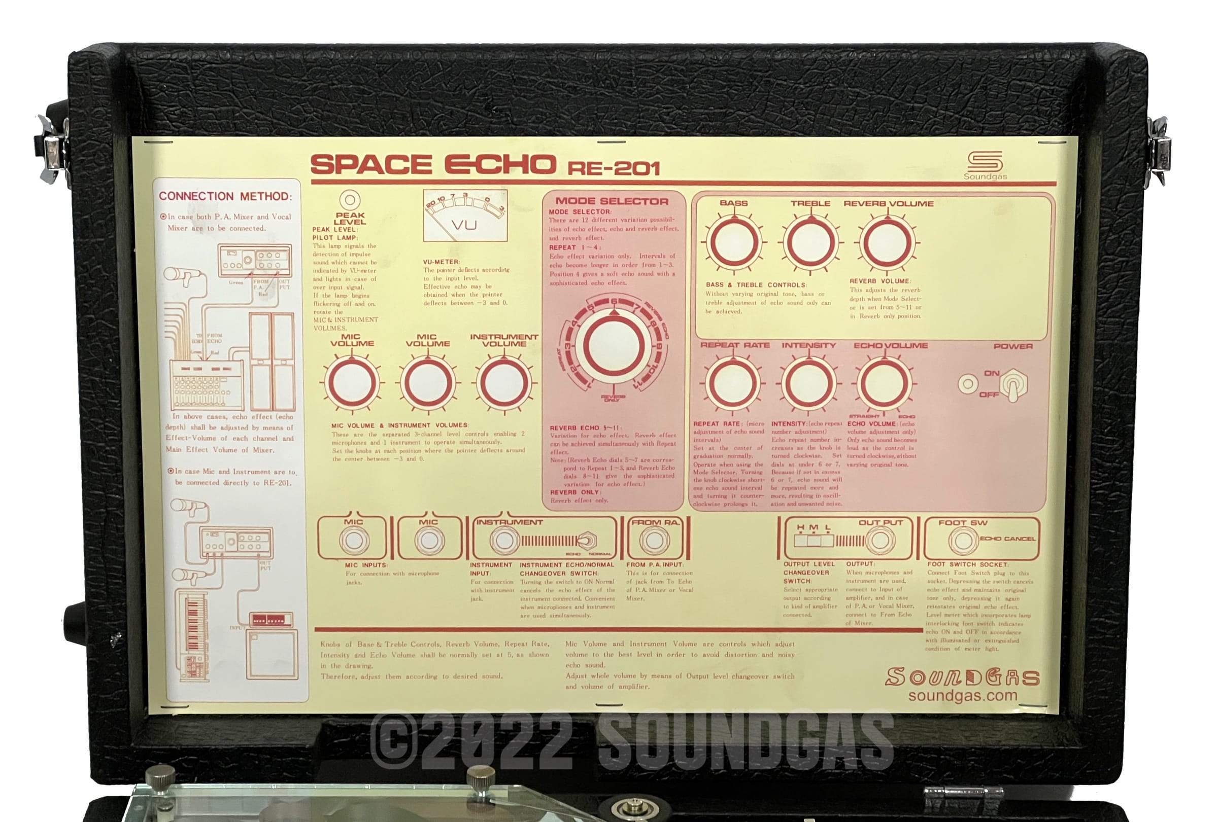 Roland RE-201 Space Echo - Zero Head Gain - Image 8