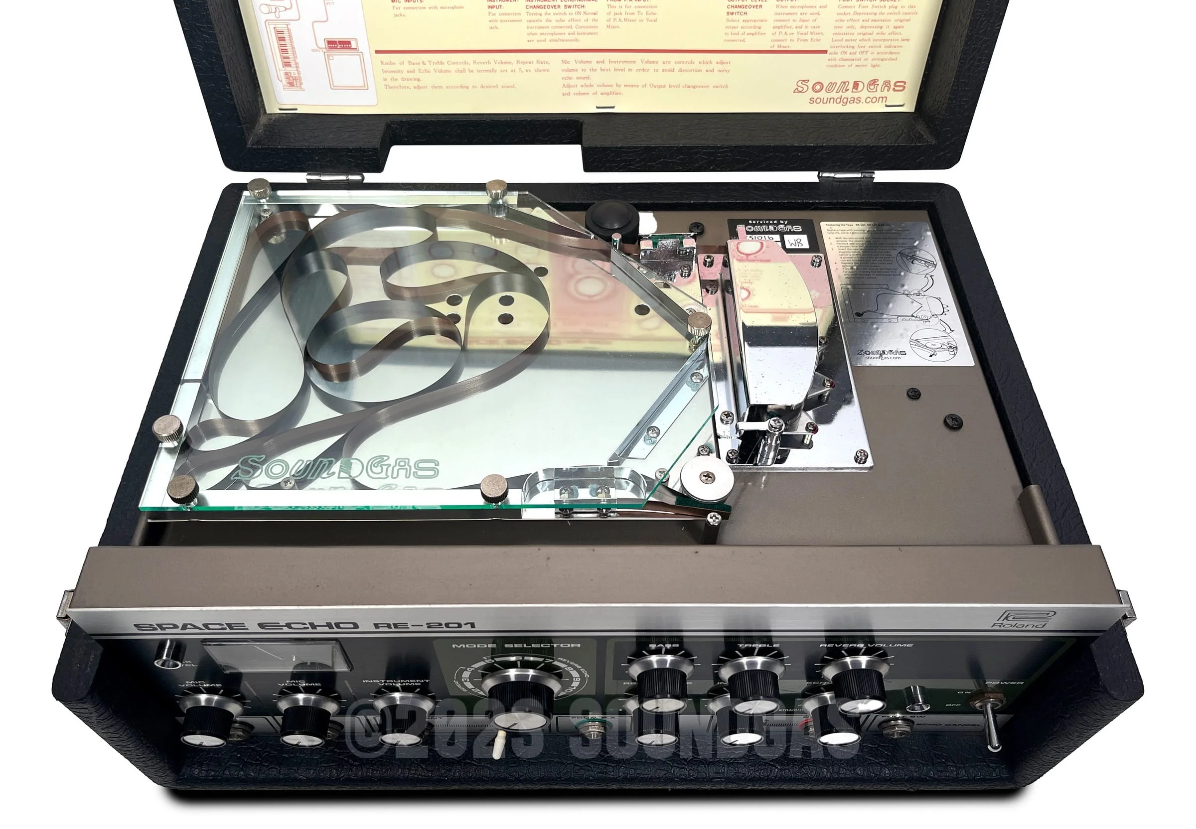 Roland RE-201 Space Echo, Early Preamp Mod - Image 7