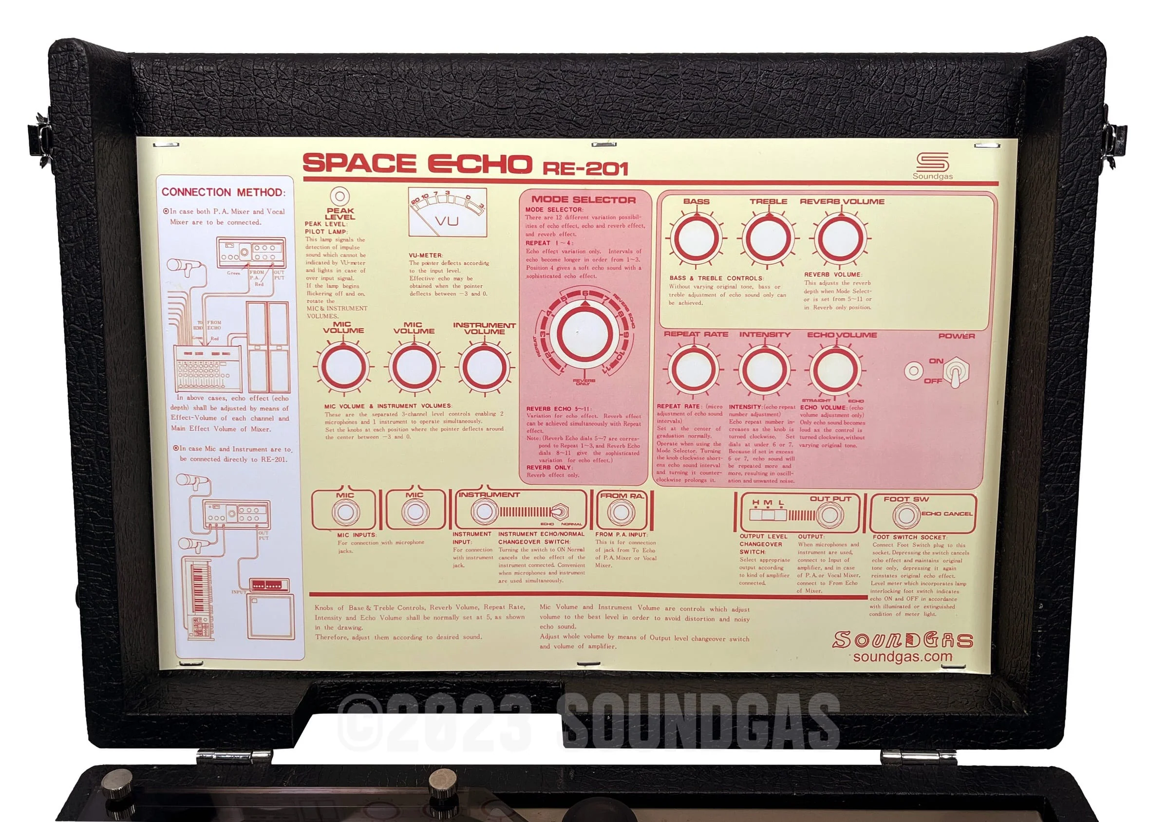 Roland RE-201 Space Echo, Early Preamp Mod - Image 8