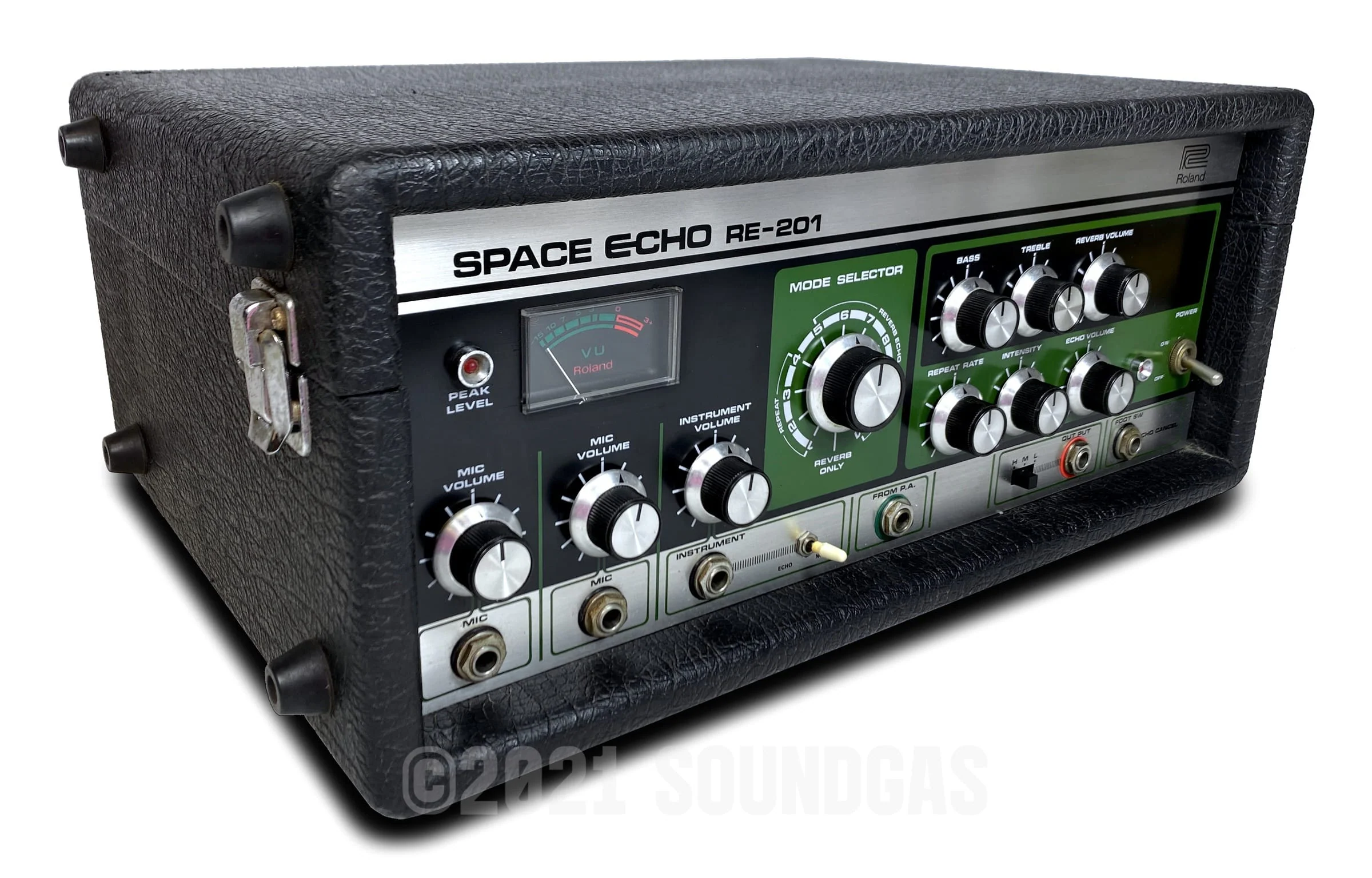 Roland RE-201 Space Echo, Early Preamp Mod - Image 4
