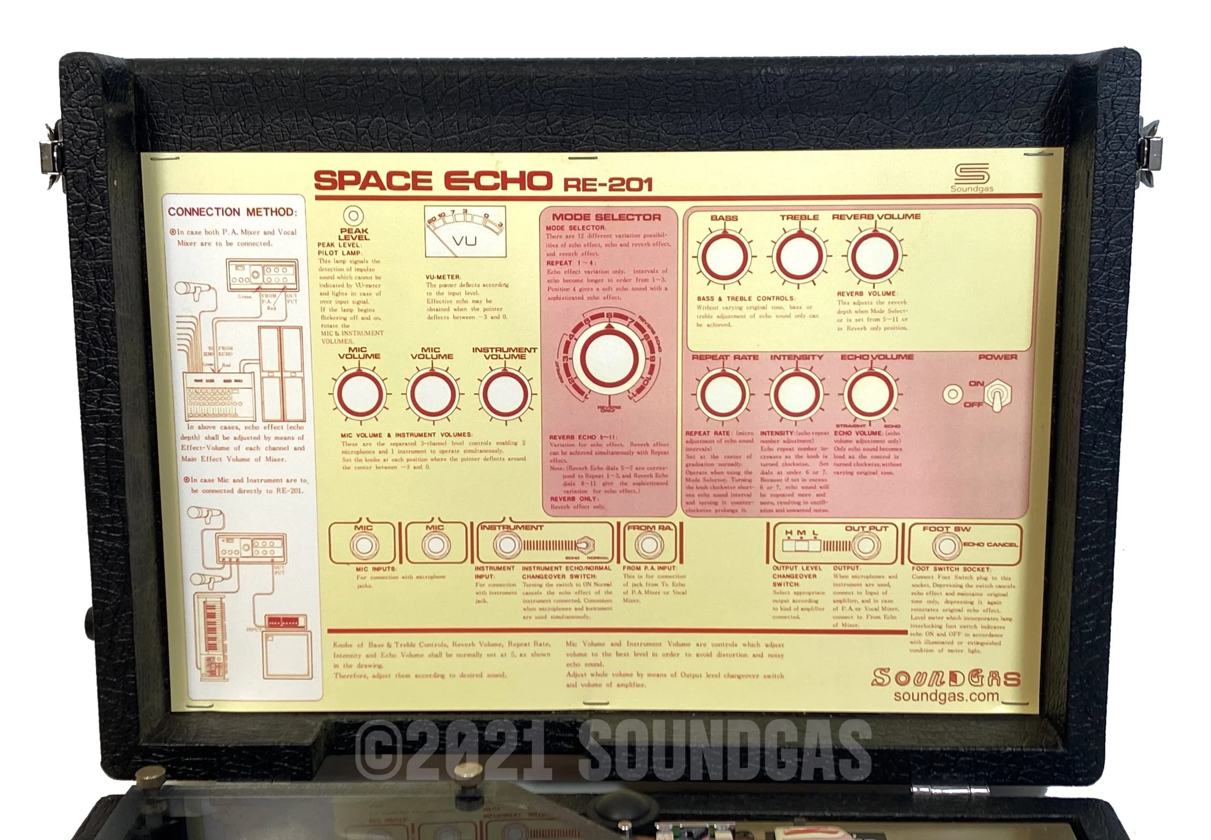 Roland RE-201 Space Echo, Early Preamp Mod - Image 8