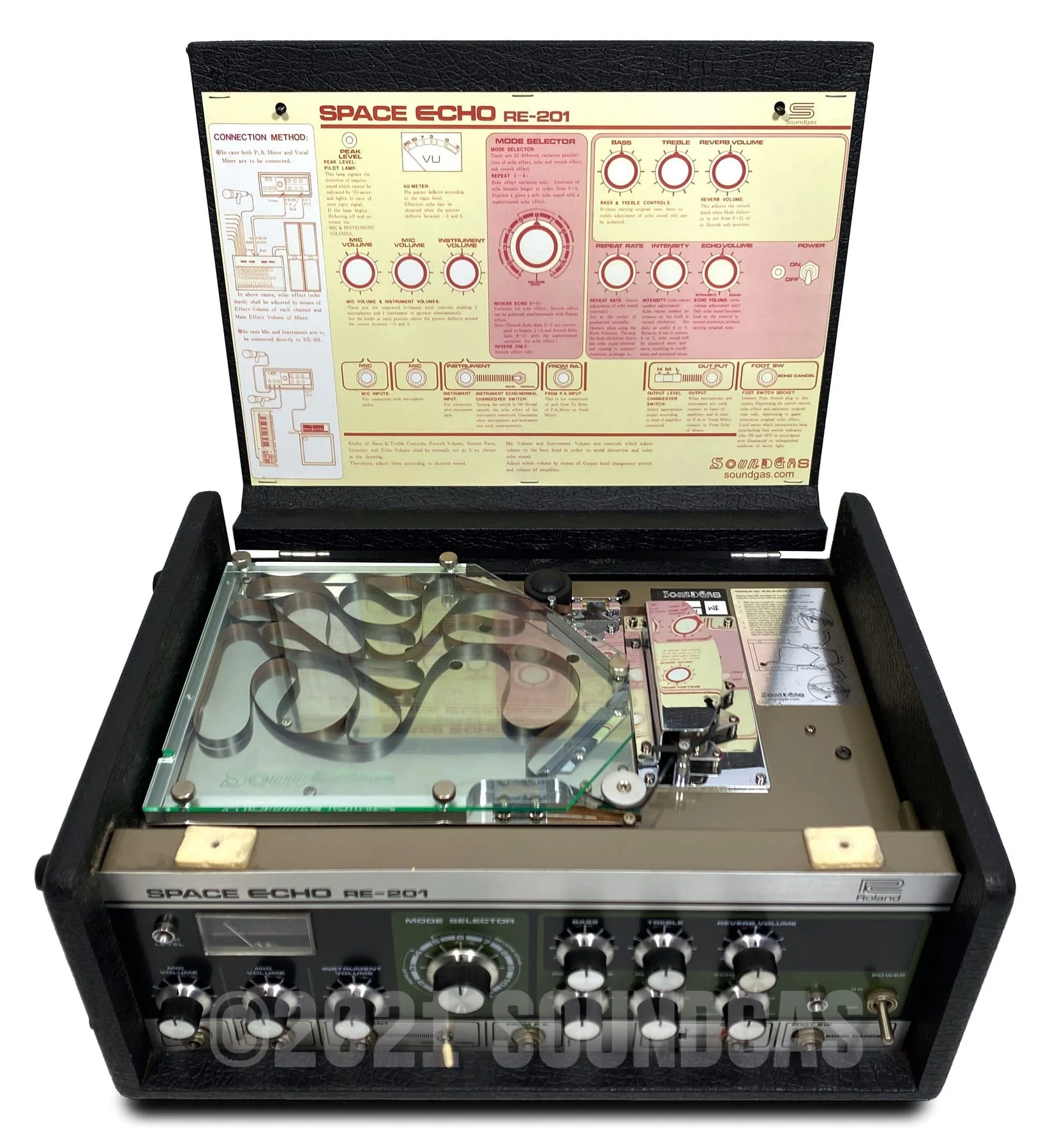 Roland RE-201 Space Echo, Early Preamp Mod - Image 7