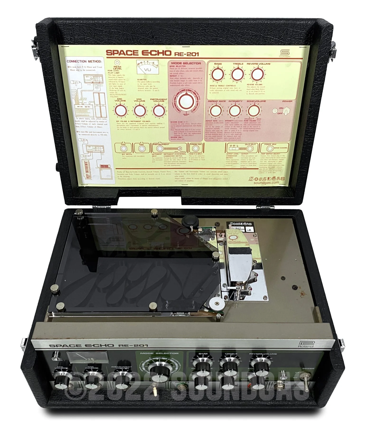 Roland RE-201 Space Echo, Early Preamp Mod - Image 7