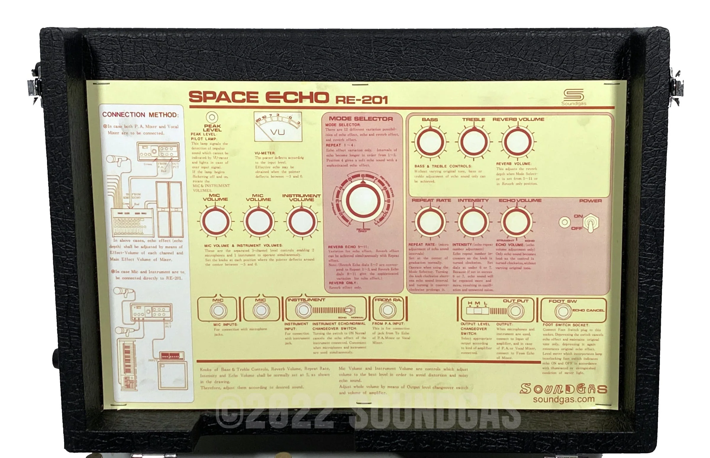 Roland RE-201 Space Echo, Early Preamp Mod - Image 9