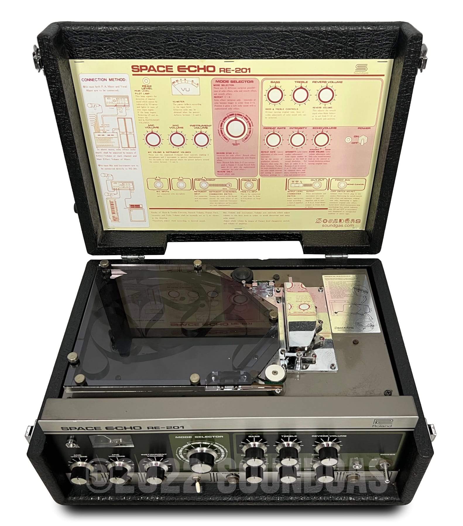 Roland RE-201 Space Echo, Early Preamp Mod - Image 7