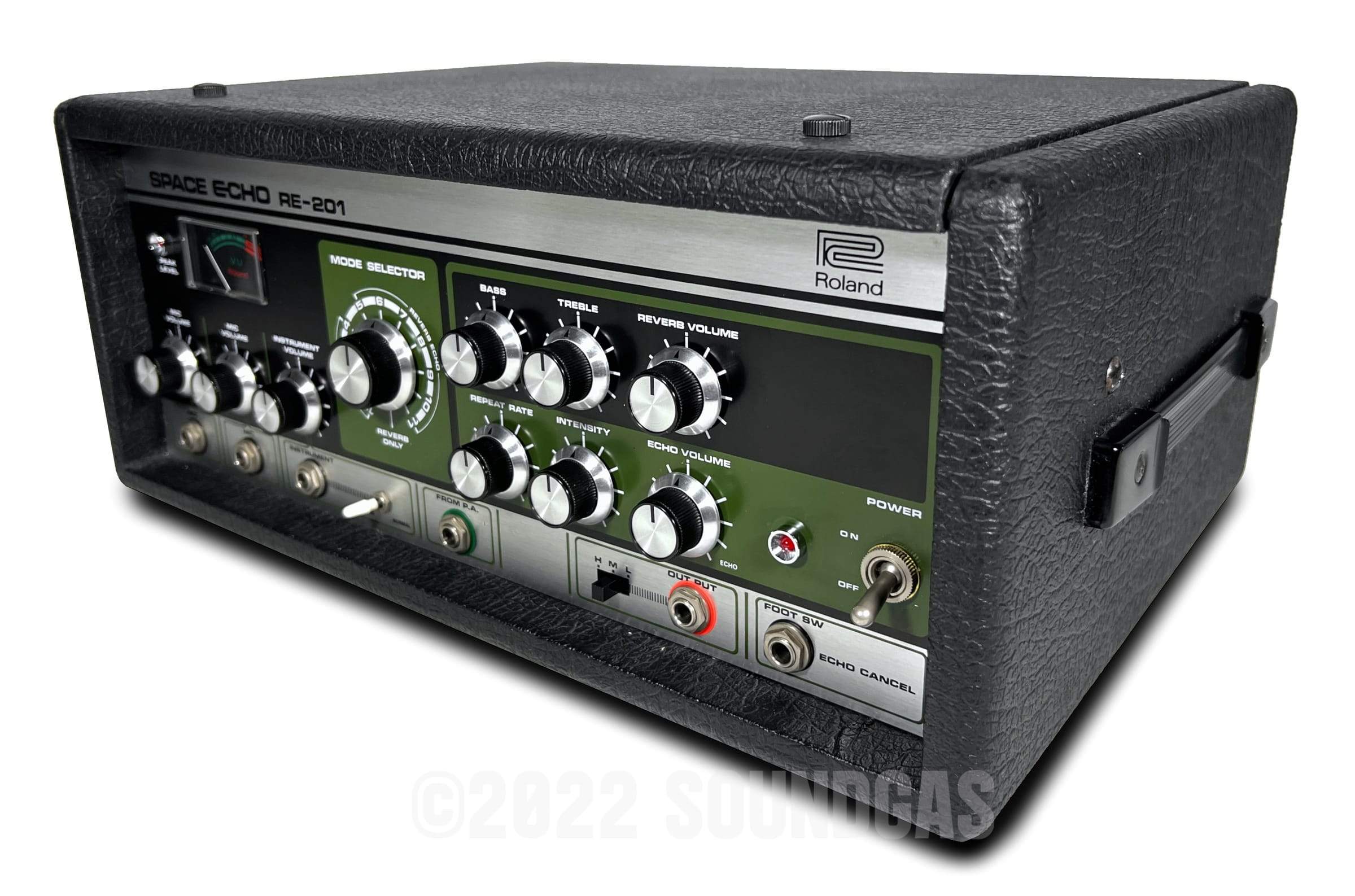 Roland RE-201 Space Echo, Early Preamp Mod - Near Mint - Image 3
