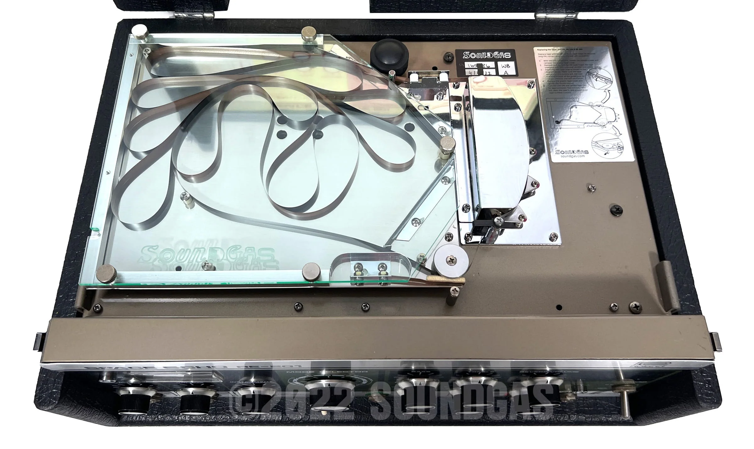 Roland RE-201 Space Echo, Early Preamp Mod, Zero Head Gain - Image 9