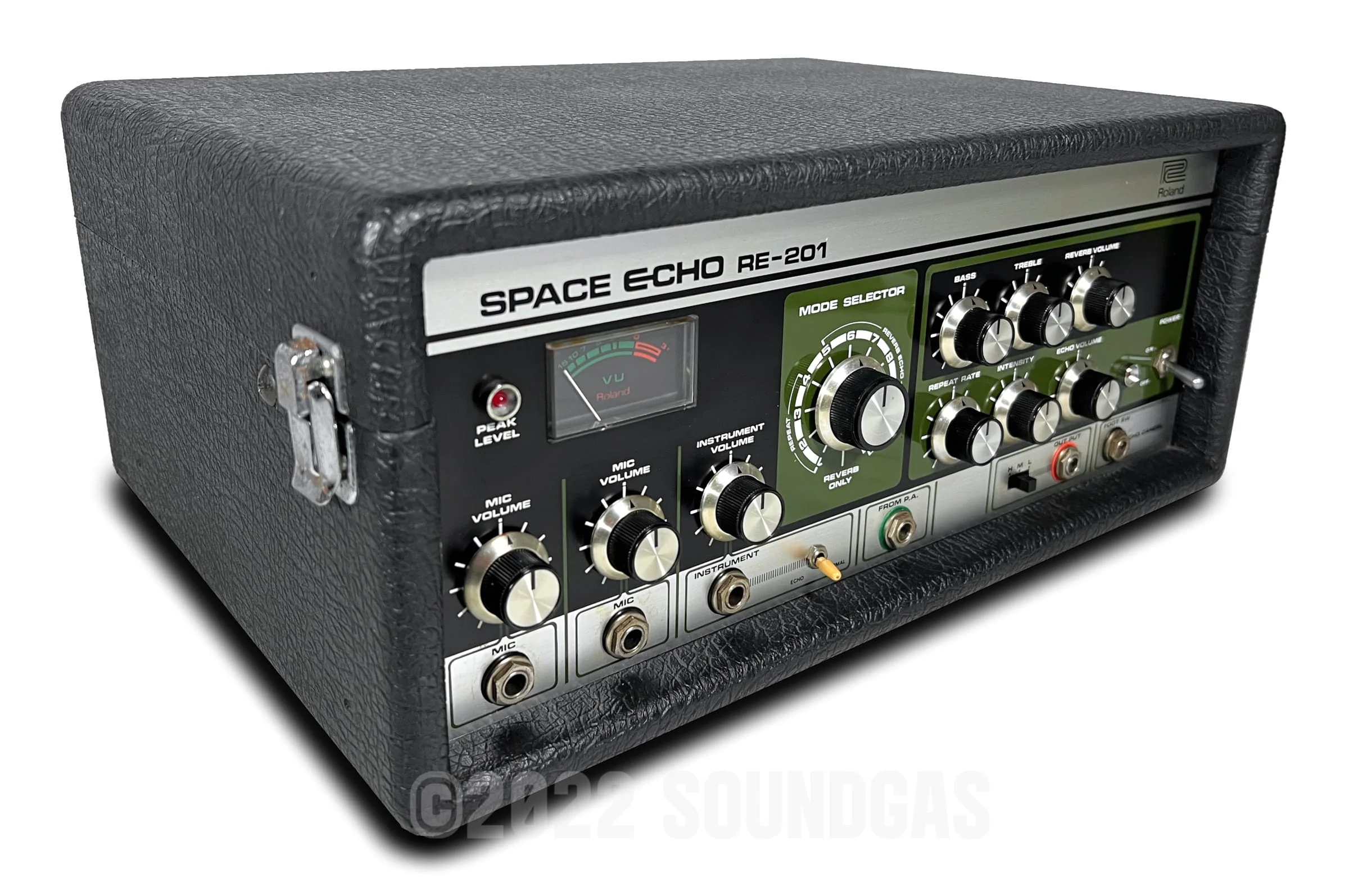 Roland RE-201 Space Echo, Early Preamp Mod, Zero Head Gain - Image 4