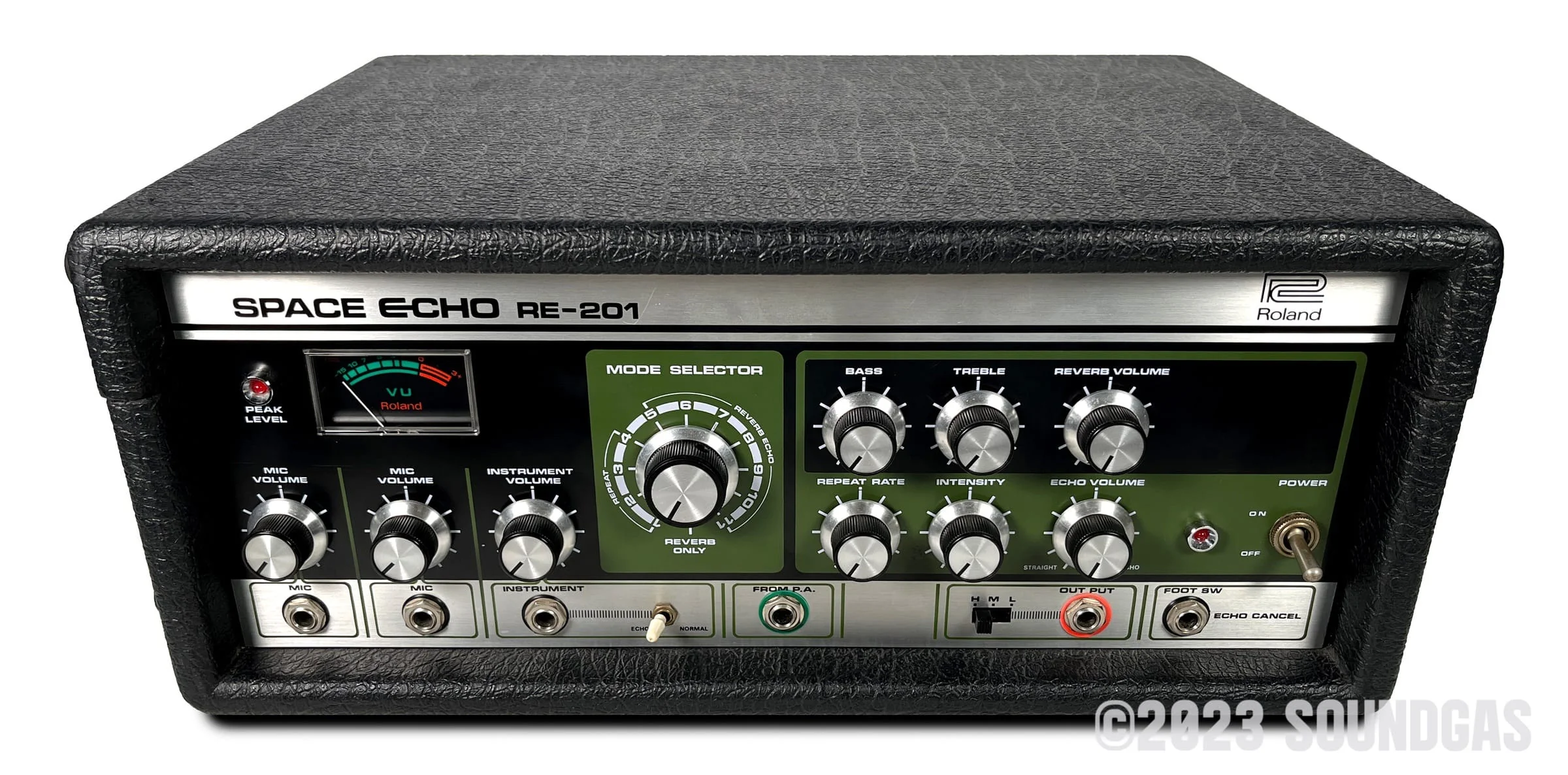 Roland RE-201 Space Echo, Early Preamp Mod, Zero Head Gain - Image 10