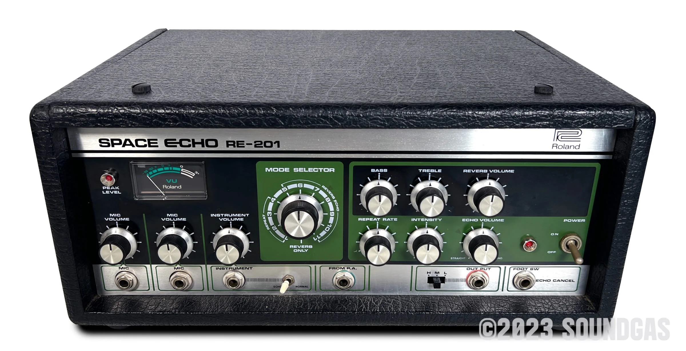 Roland RE-201 Space Echo, Early Preamp Mod, Zero Head Gain - Image 10