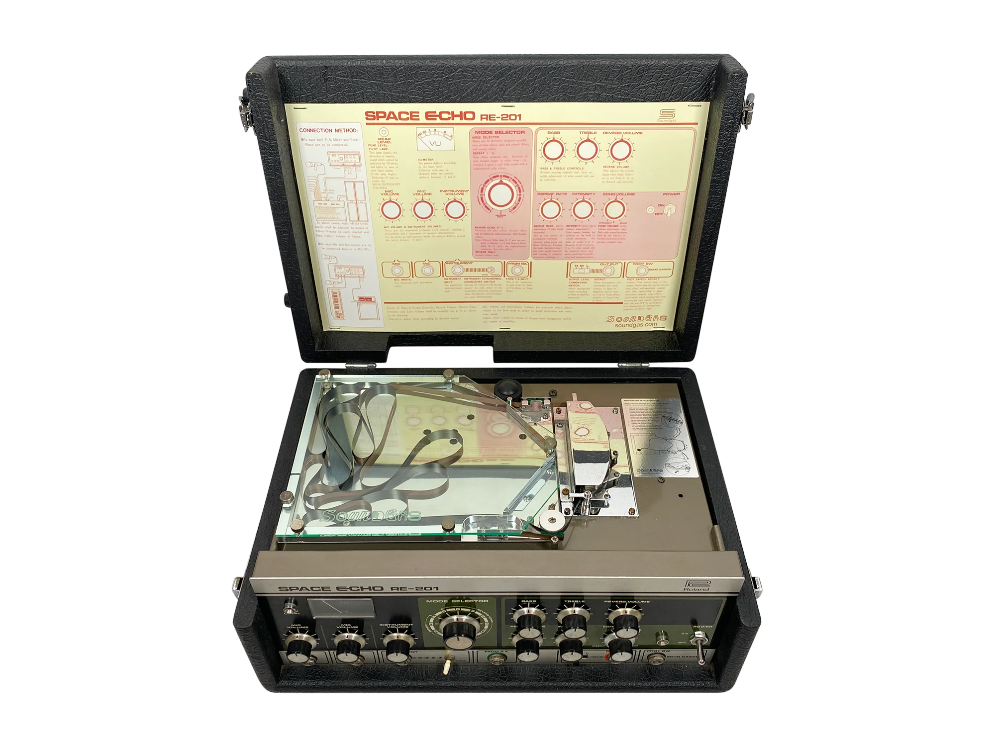 Roland RE-201 Space Echo Early Preamp Mod (Zero Head Gain) - Image 5