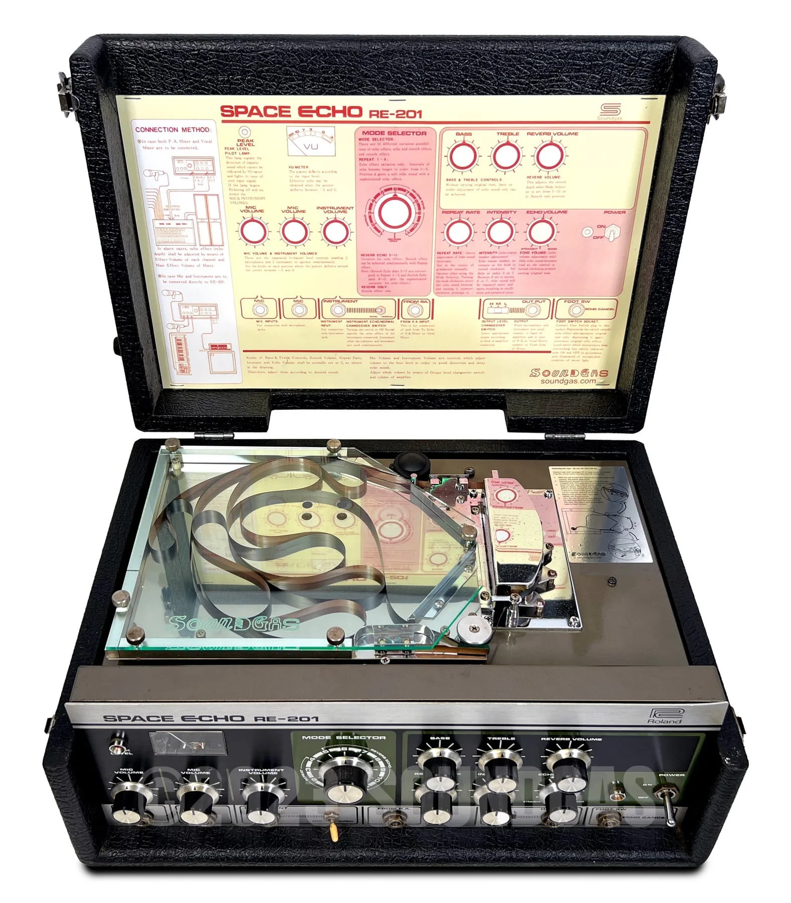 Roland RE-201 Space Echo, Early Preamps, Zero Head Gain - Image 7