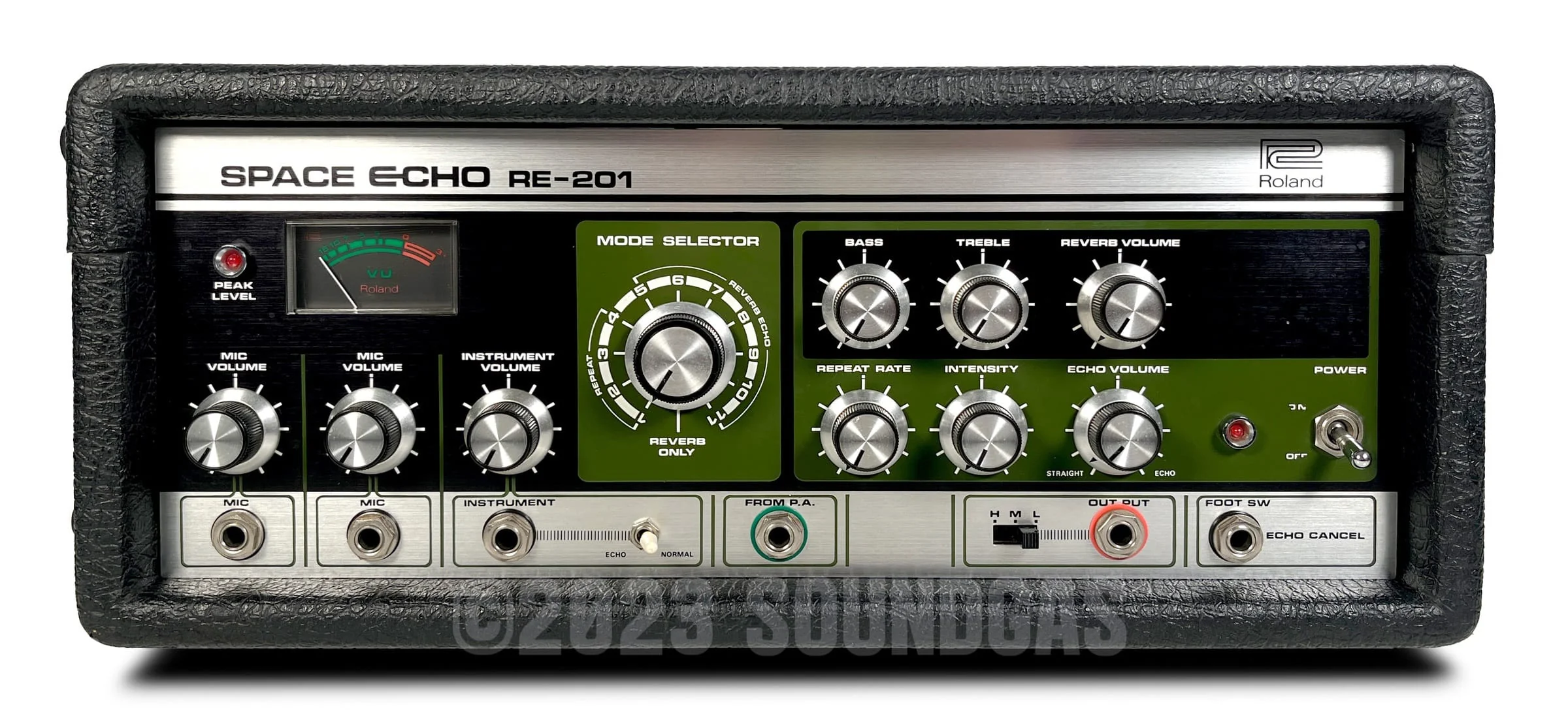 Roland RE-201 Space Echo, Early Preamps - Near Mint, Zero Head Gain - Image 2