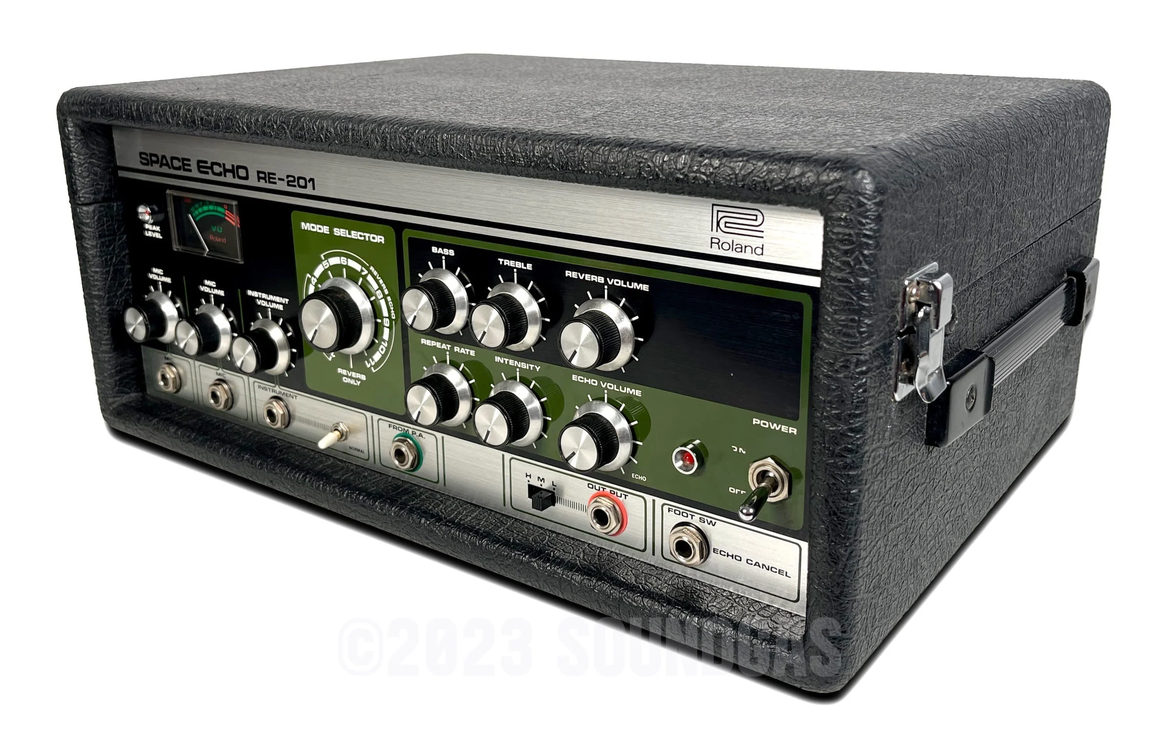 Roland RE-201 Space Echo, Early Preamps - Near Mint, Zero Head Gain - Image 4