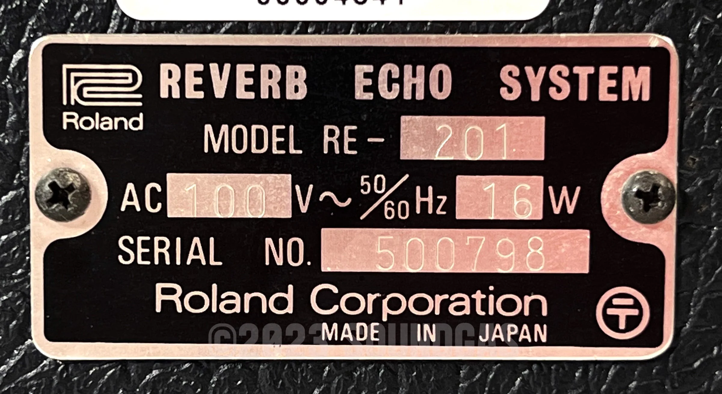 Roland RE-201 Space Echo - Zero Head Gain - Image 10