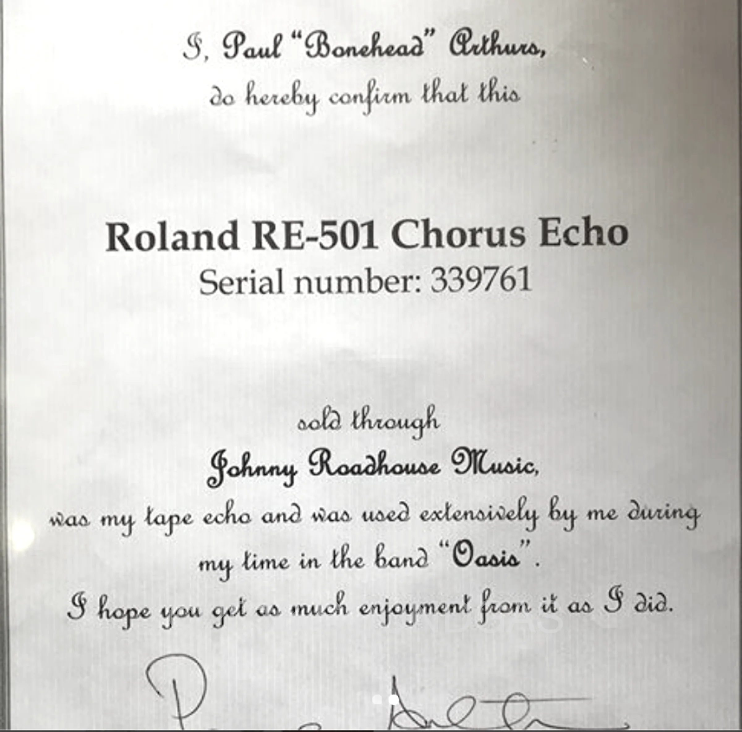 Roland RE-501 Chorus Echo 220v - ex-Oasis - Image 12