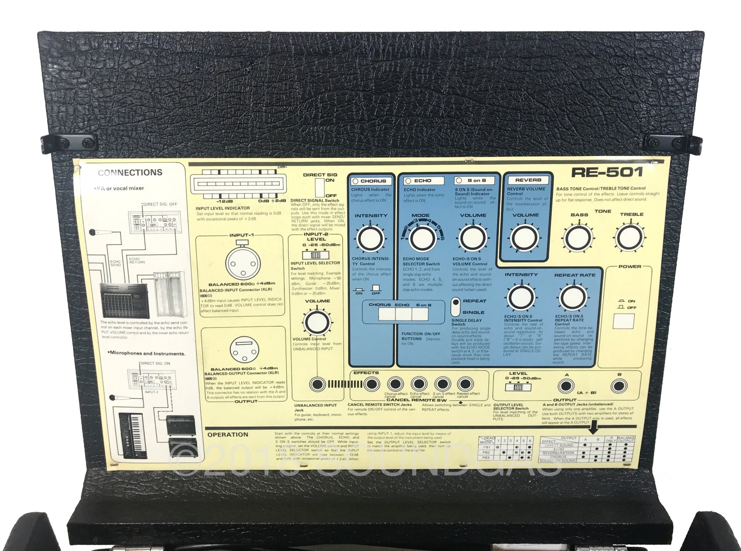 Roland RE-501 Chorus Echo 220v - ex-Oasis - Image 7