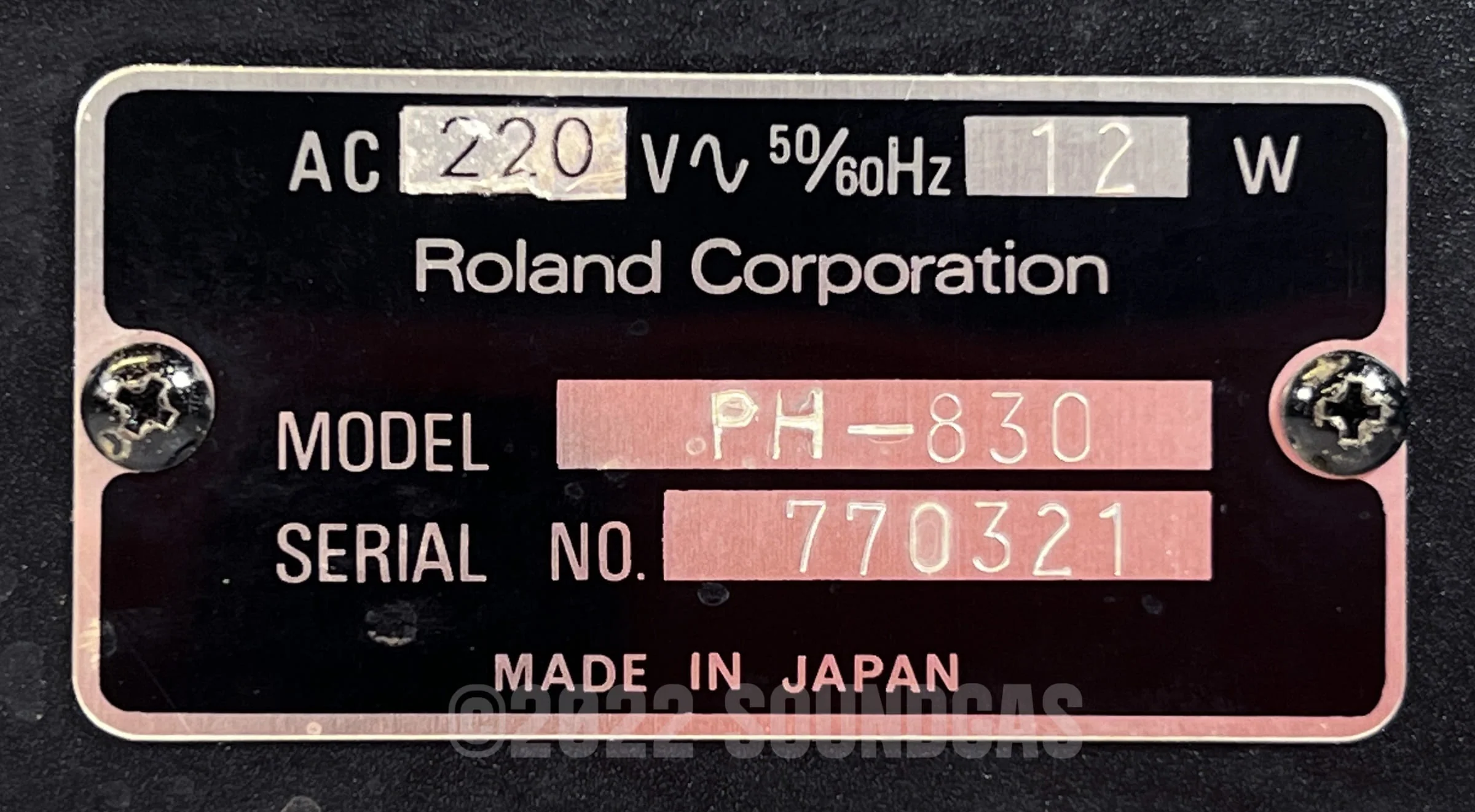 Roland RSS Stereo Rack Phaser PH-830 - Image 7