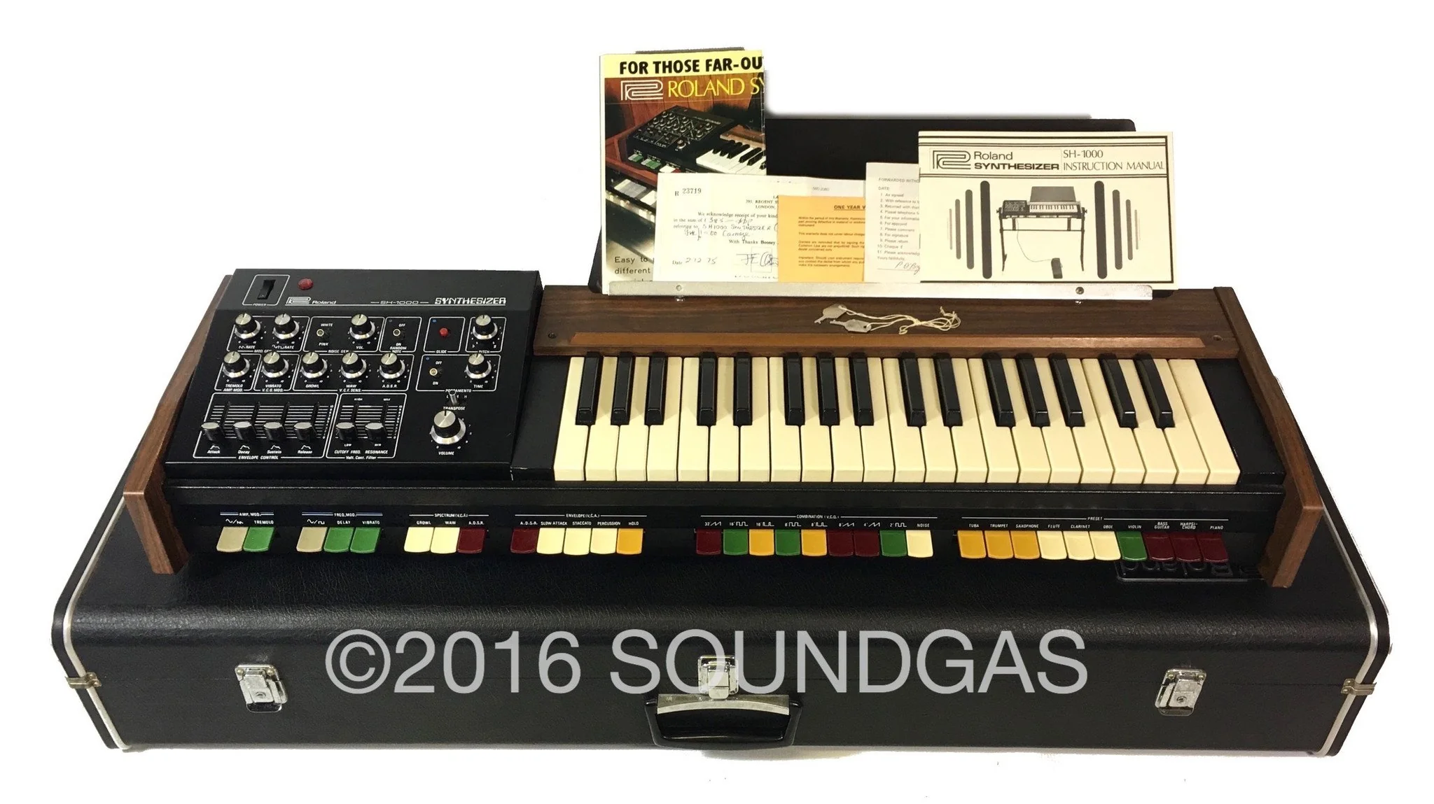Roland SH-1000 Synthesizer - Image 3