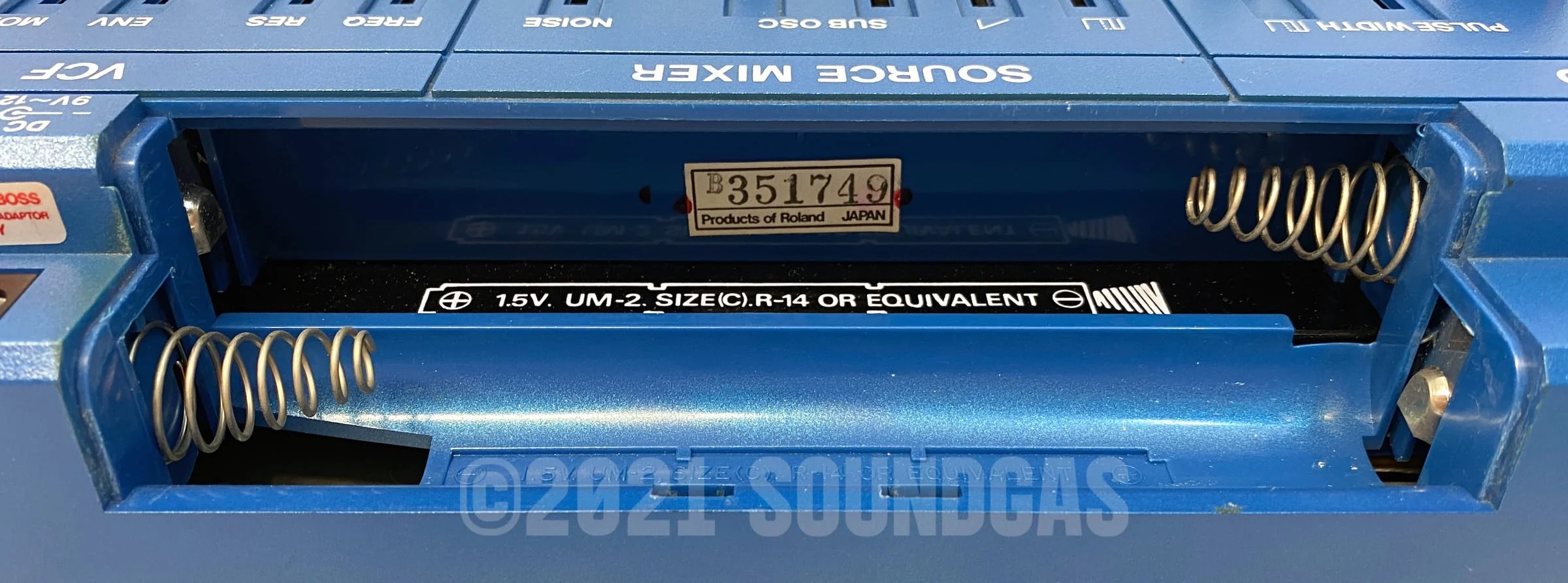 Roland SH-101 - Blue, Boxed - Image 10