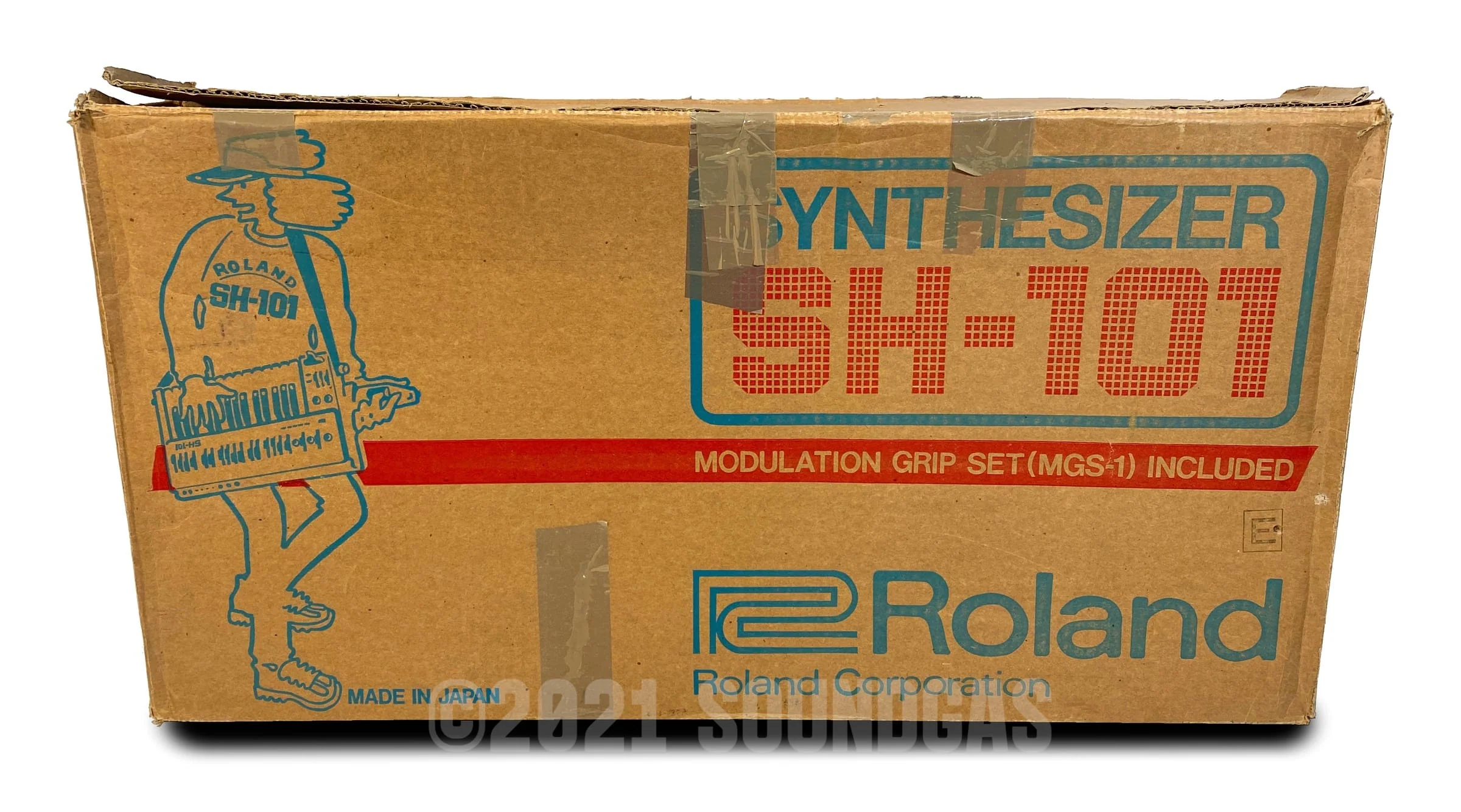 Roland SH-101 - Blue, Boxed - Image 11