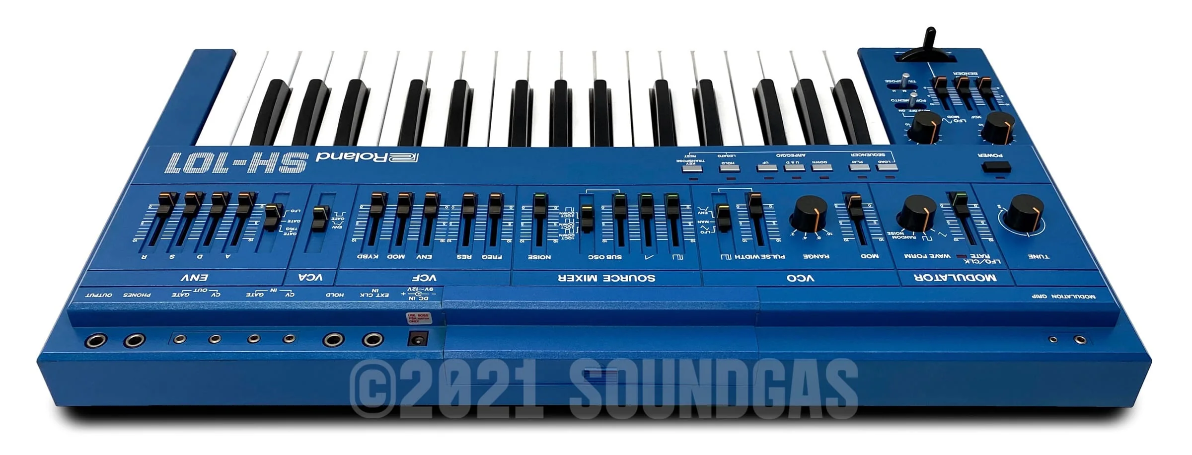 Roland SH-101 - Blue, Boxed - Image 9