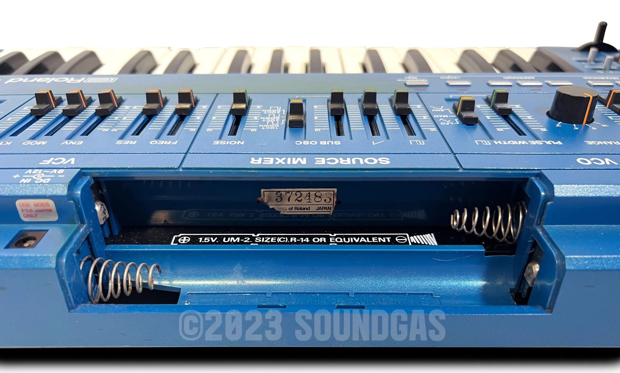 Roland SH-101 - Blue, Mod Grip - Image 7