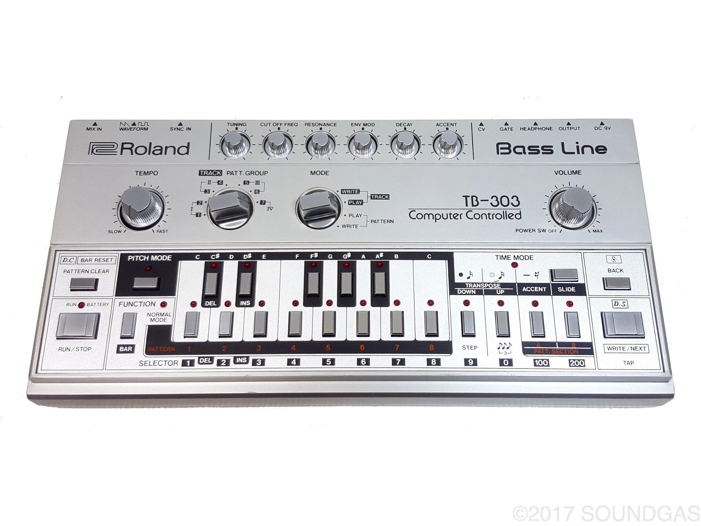 Roland TB-303 Bass Line (MidiBass 303)