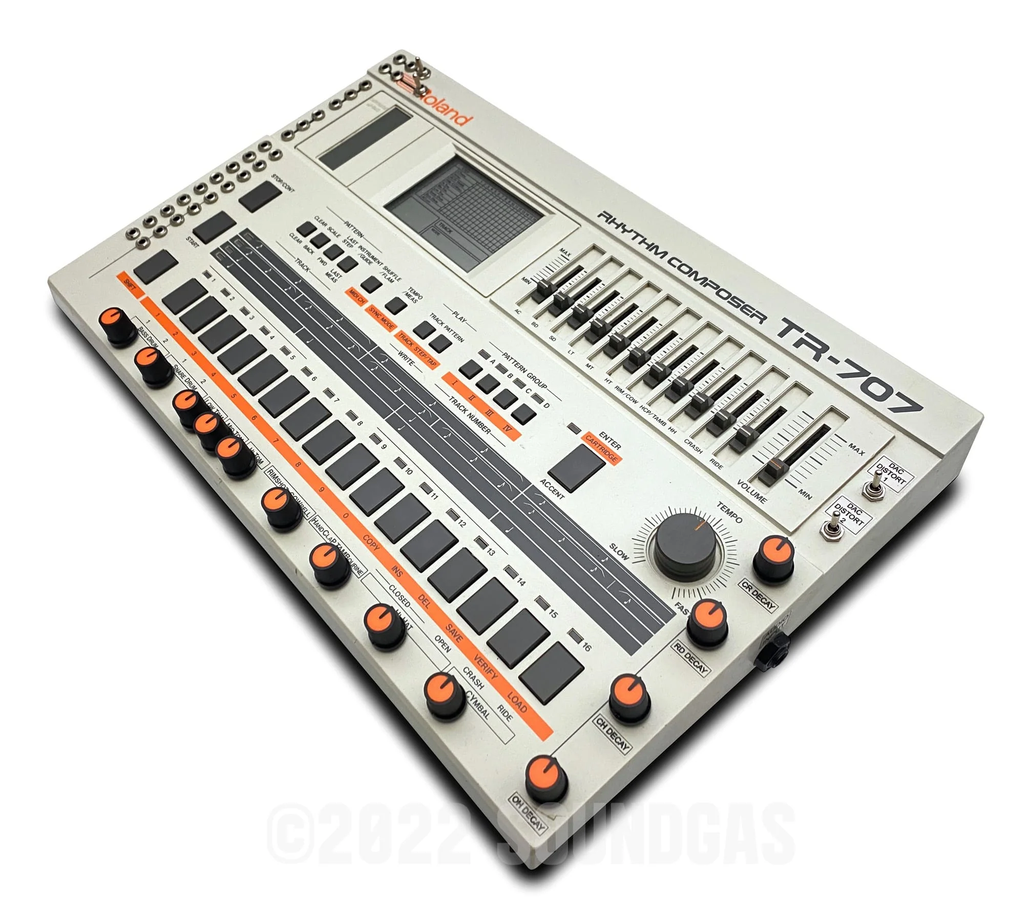 Roland TR-707 Circuitbent + Expanded (727 808 909, 4 Soundgas Banks) - Image 3