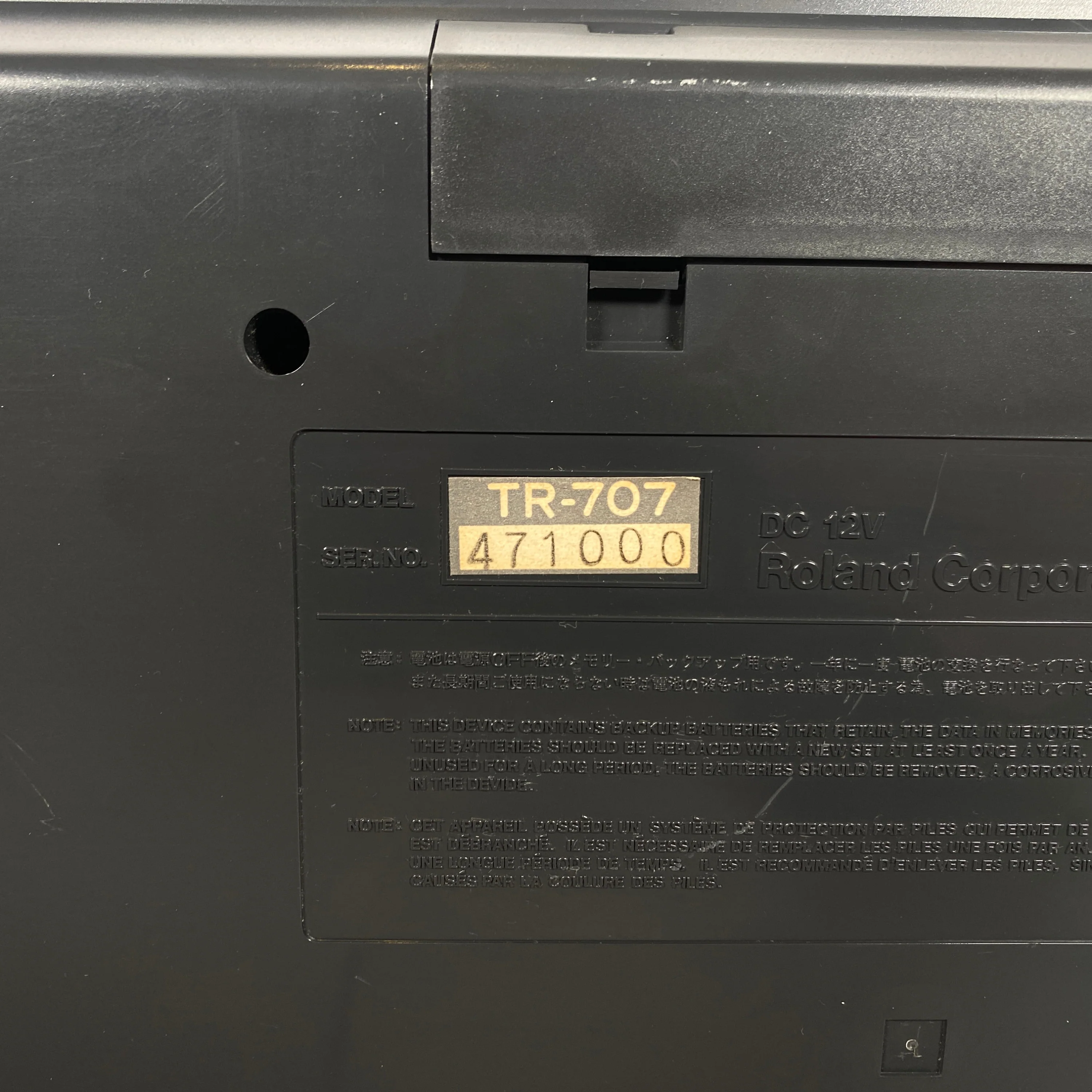 Roland TR-707 Expanded (727 808 909 + 4 Soundgas Banks) - SN 471000 - Image 5