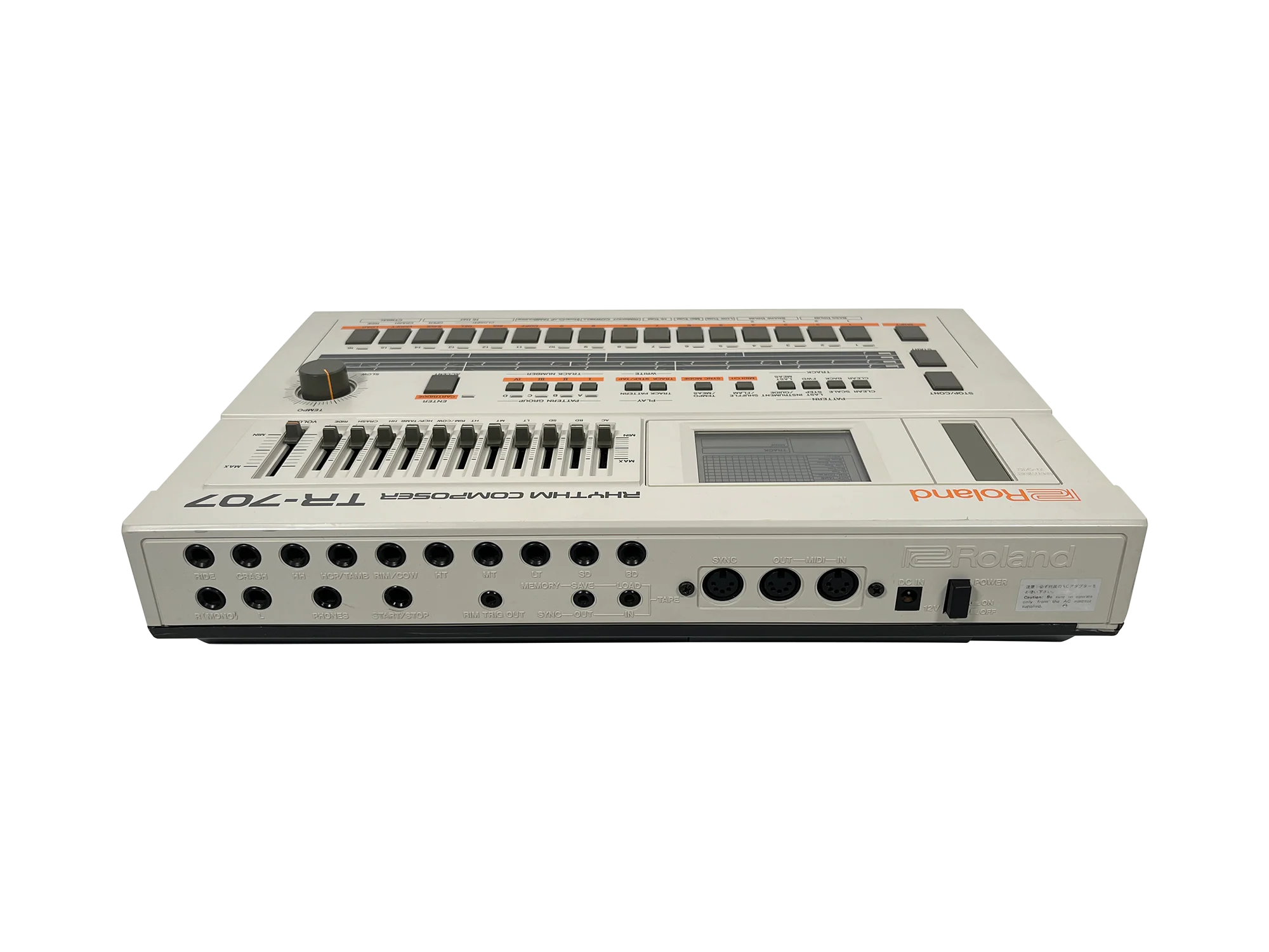 Roland TR-707 Expanded (727 808 909 + 4 Soundgas Banks) - SN 492500 - Image 6