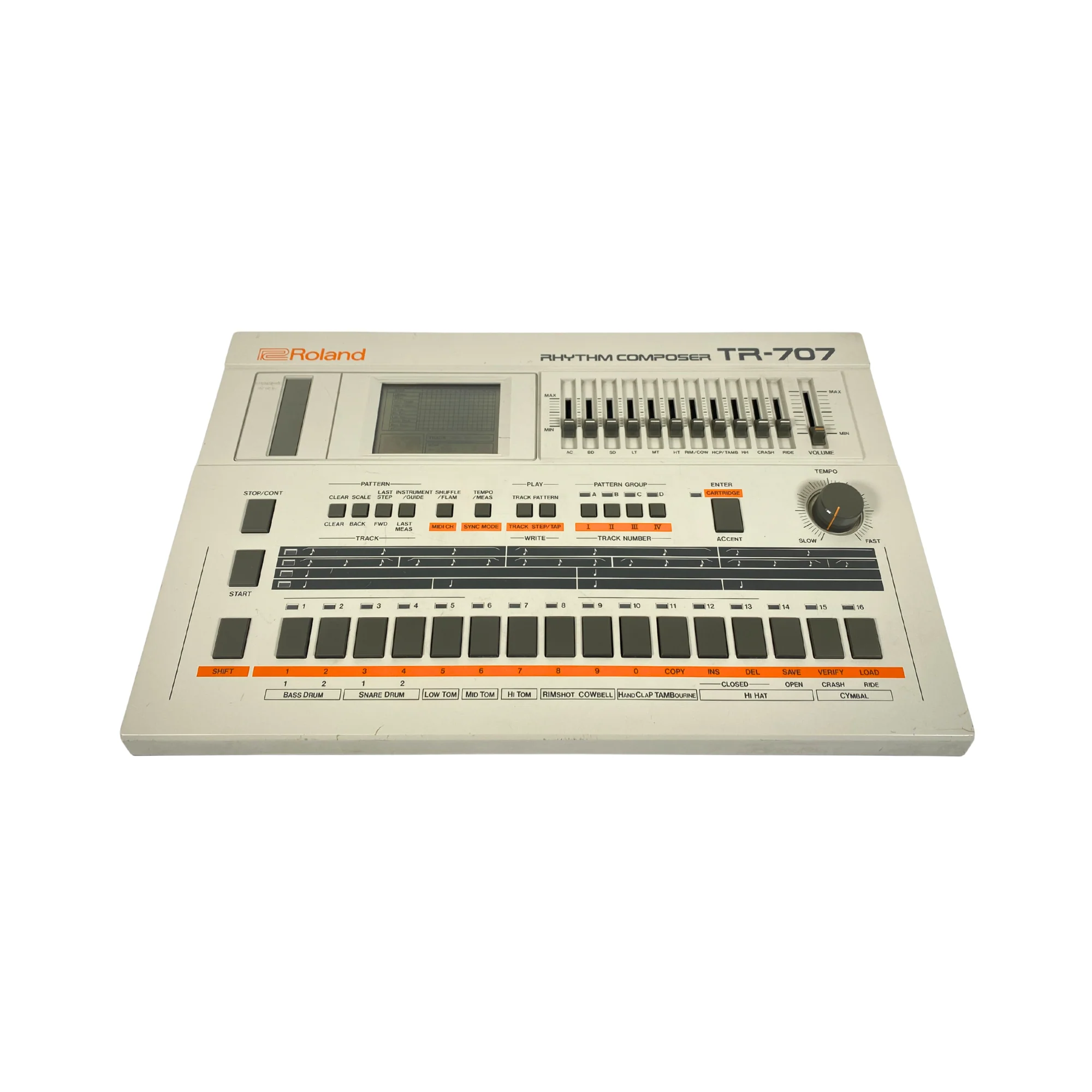 Roland TR-707 Rhythm Composer - Exclusive Soundgas HKA Modified Edition- SN 493100