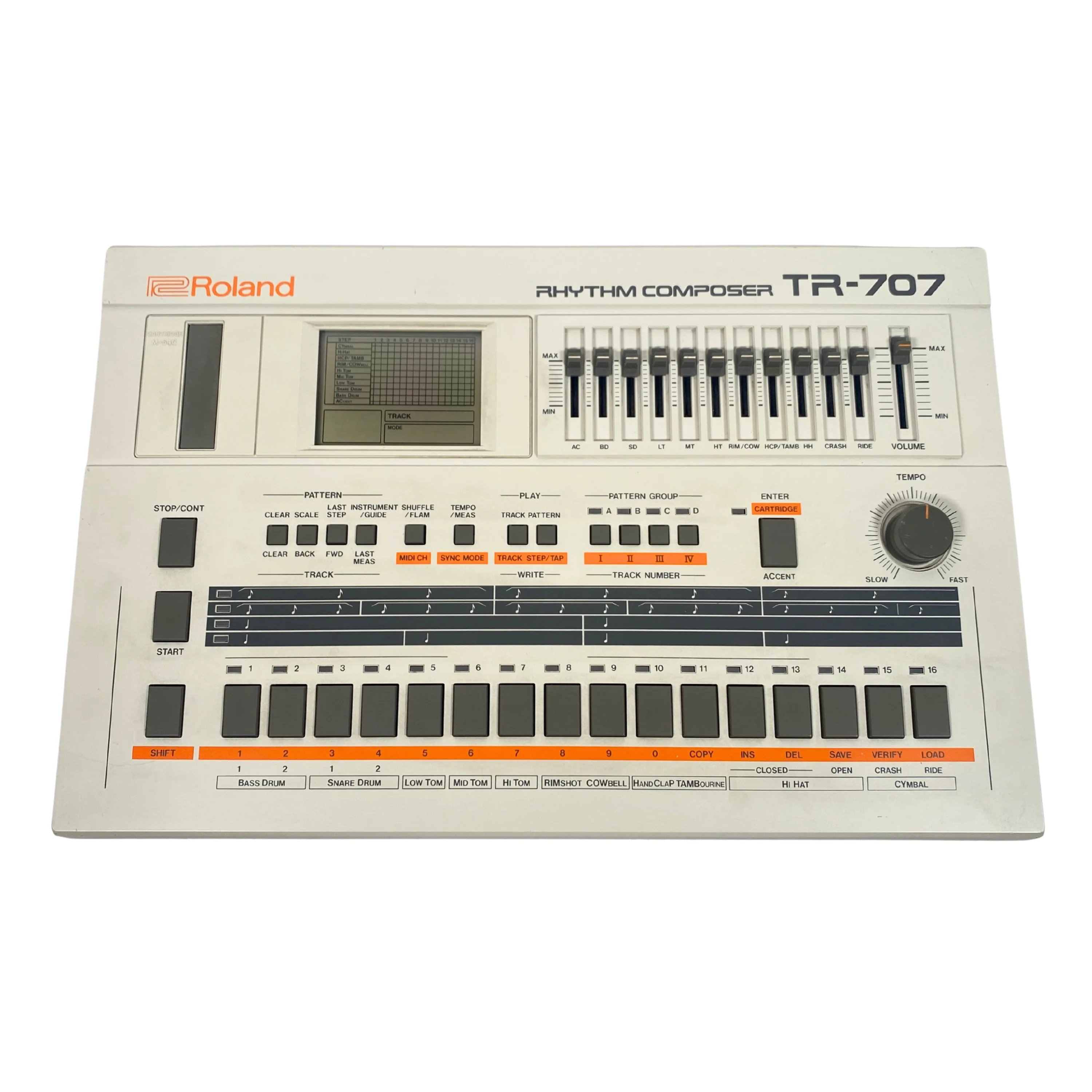 Roland TR-707 Rhythm Composer - Exclusive Soundgas HKA Modified Edition- SN 601036