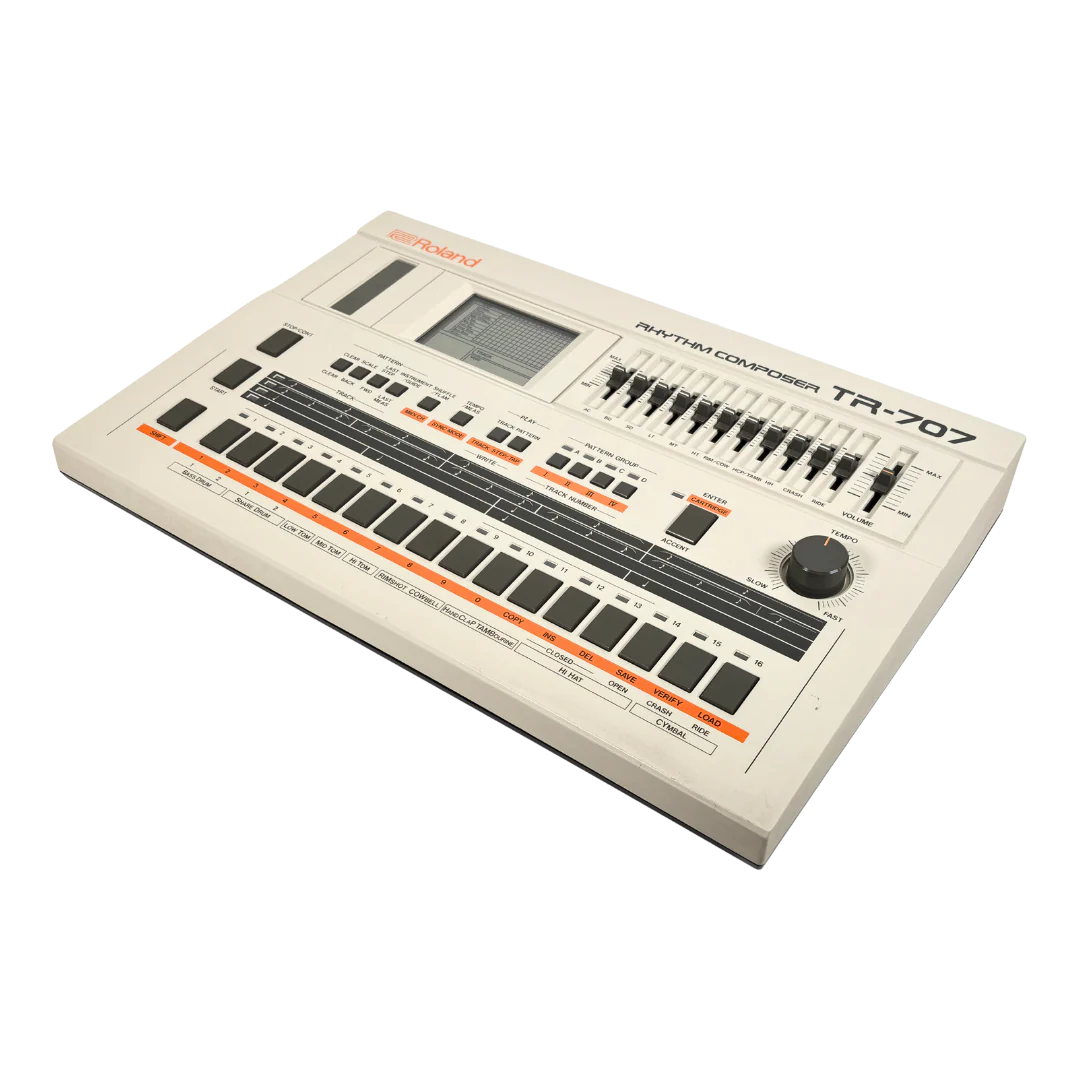 Roland TR-707 Rhythm Composer - Exclusive Soundgas HKA Modified Edition- SN 738009 - Image 3