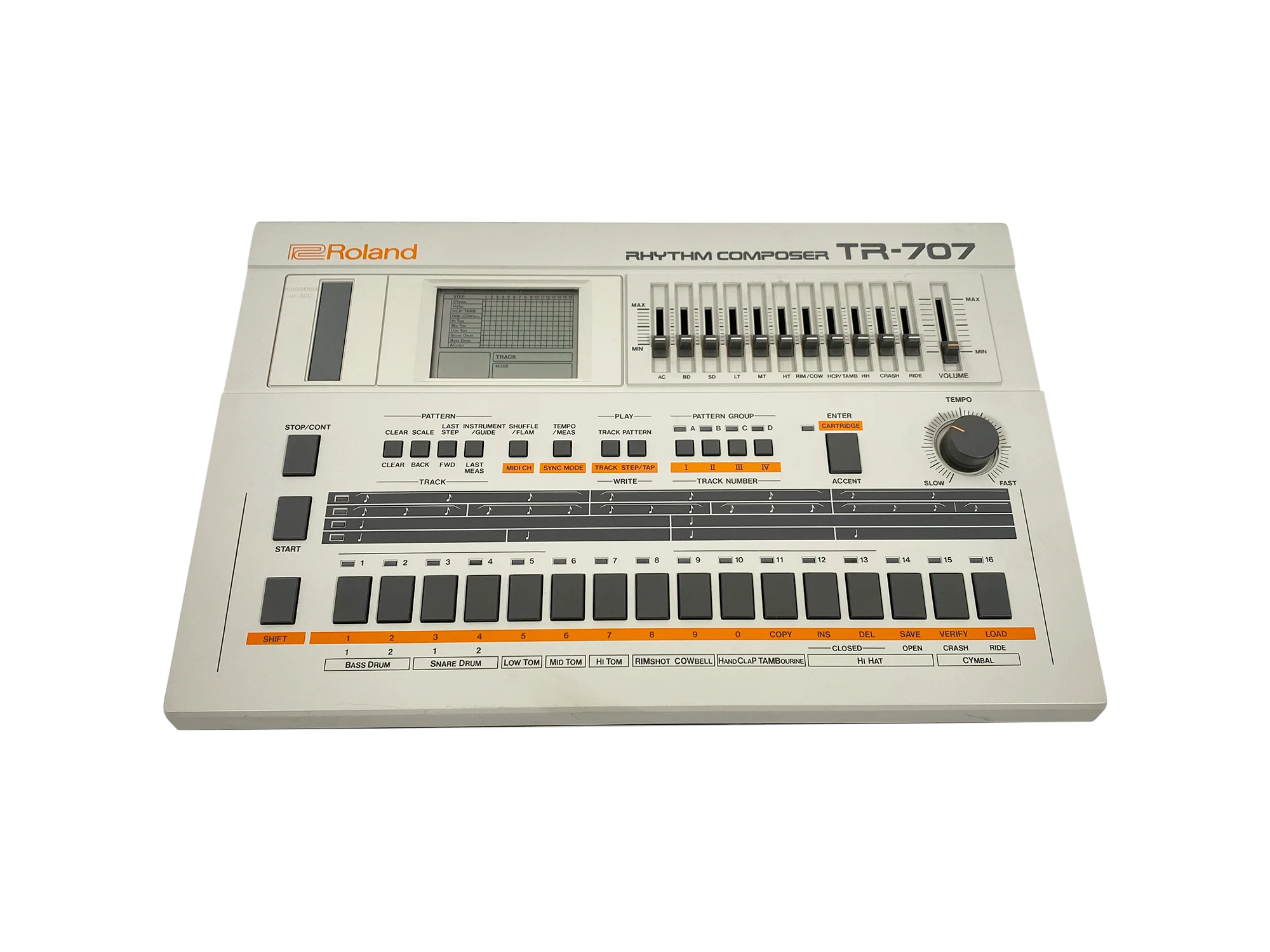 Roland TR-707 Expanded (727 808 909 + 4 Soundgas Banks) - Near Mint, Boxed - SN 563533 - Image 2