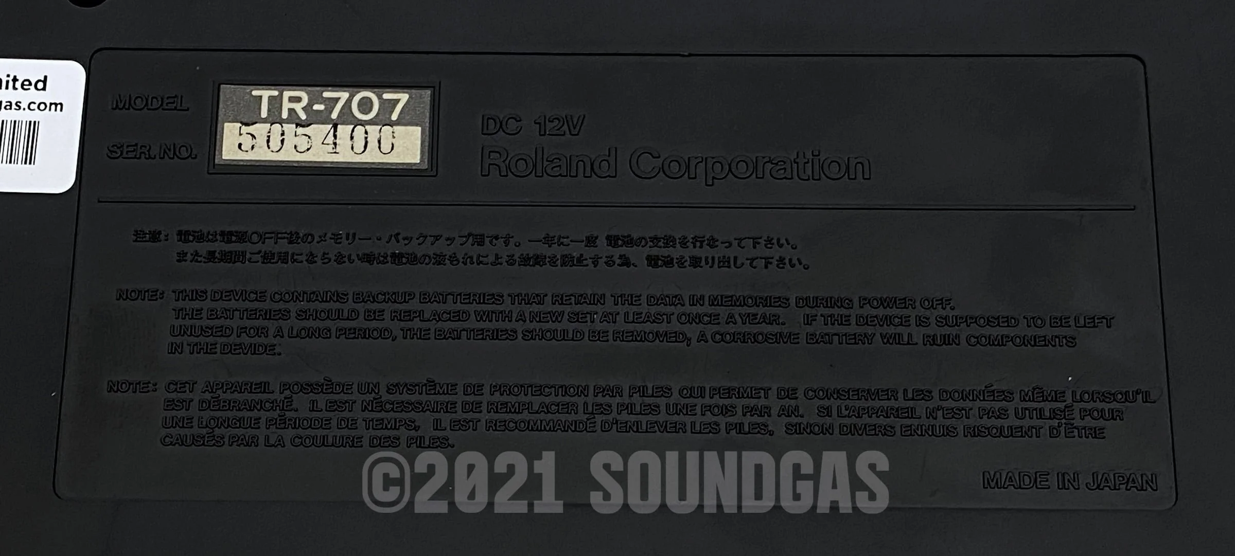 Roland TR-707 Expanded (727 808 909 Linn LM1 DMX) - Image 6