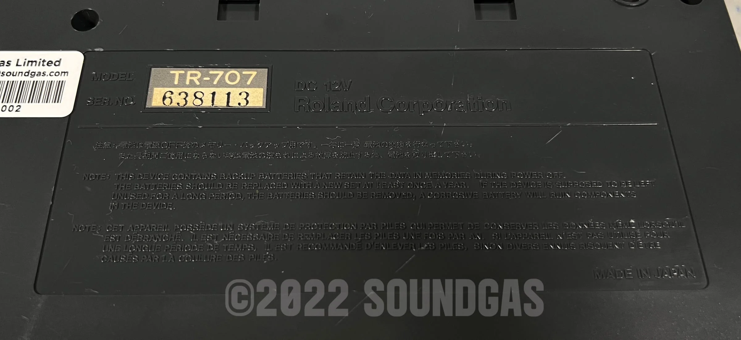 Roland TR-707 Expanded (727 808 909 plus 4 Soundgas Banks) - Image 6