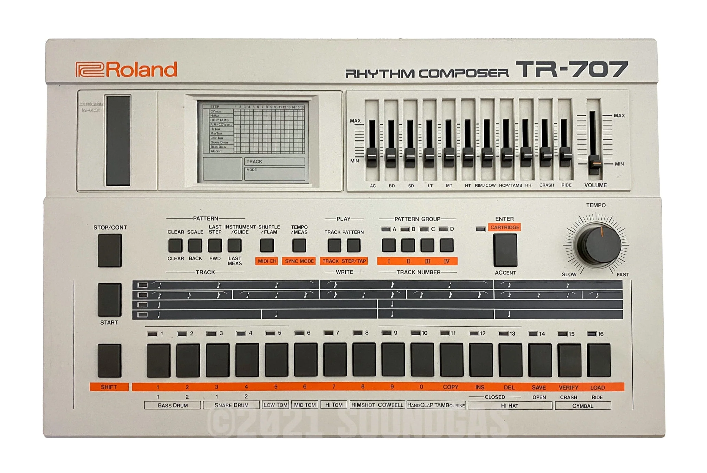 Roland TR-707 Expanded - Near Mint & Boxed (727 808 909 Linn LM1 DMX) - Image 4